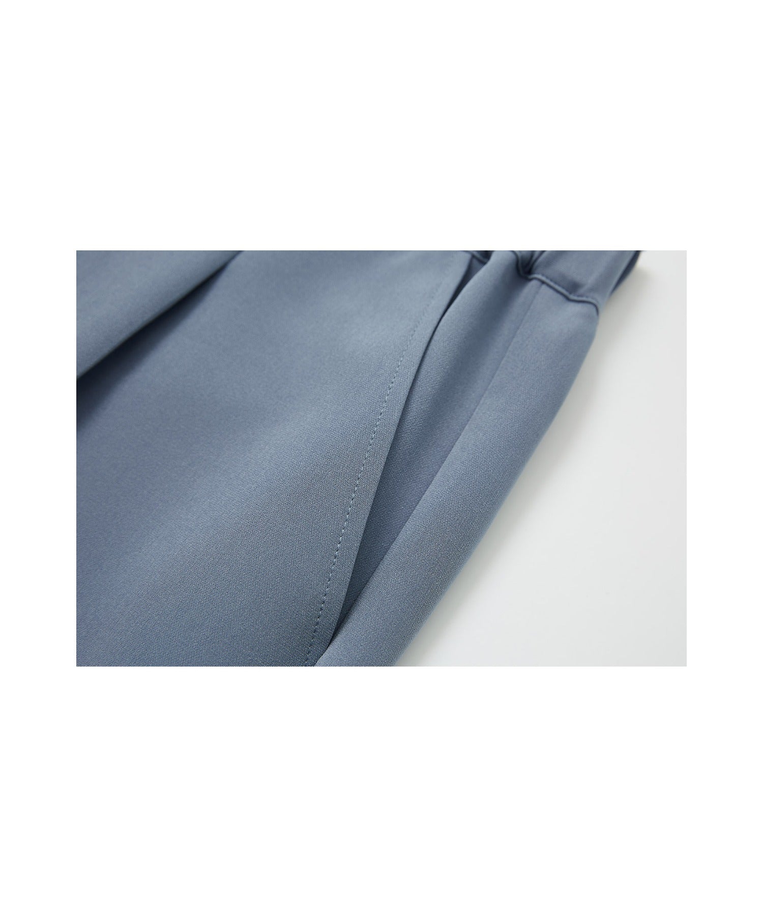 Drape Panel Wide-Leg Flare Trousers