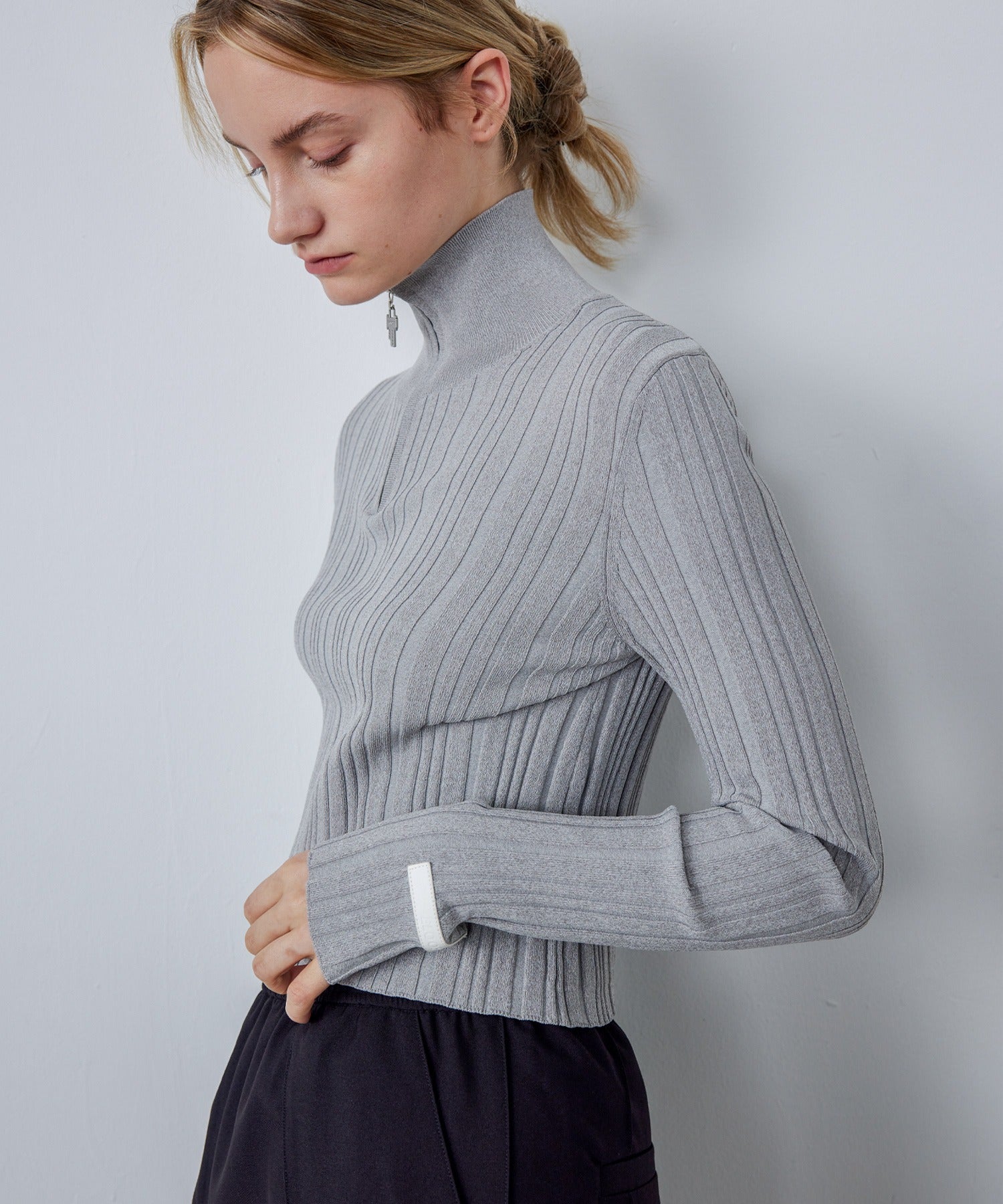 Part Two Ziva Knitted Pullover- Whisper White