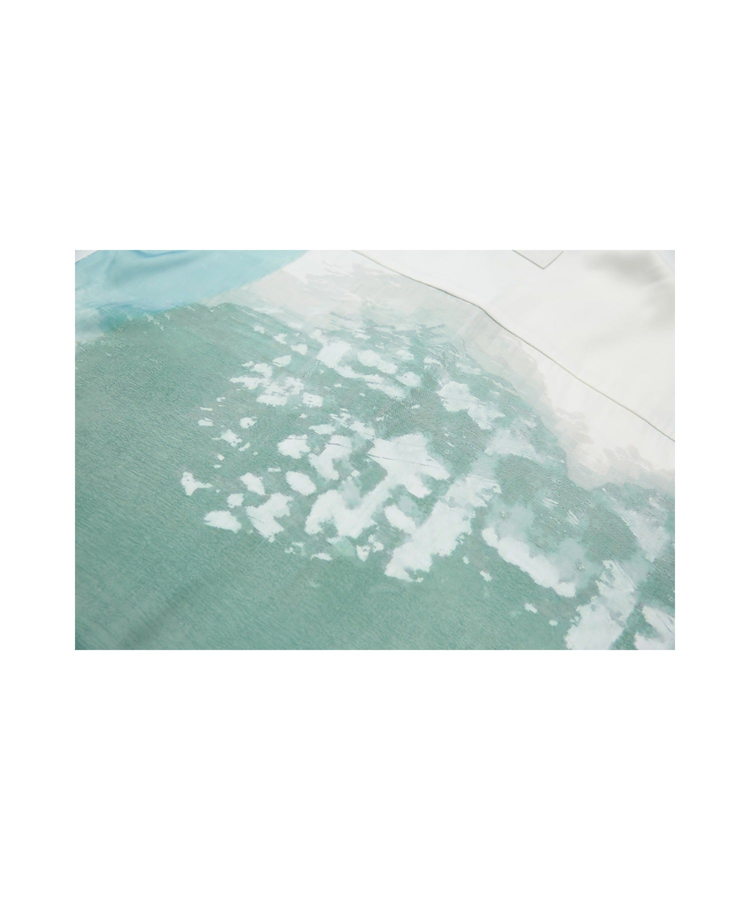 Fluid Drape Shirt – Artistic Print