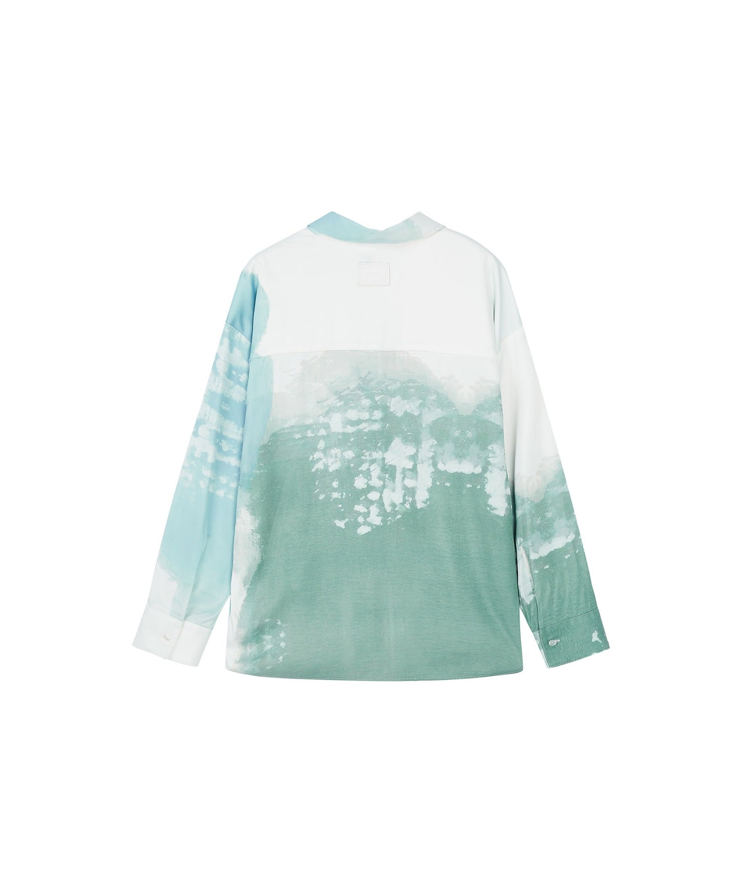 Fluid Drape Shirt – Artistic Print