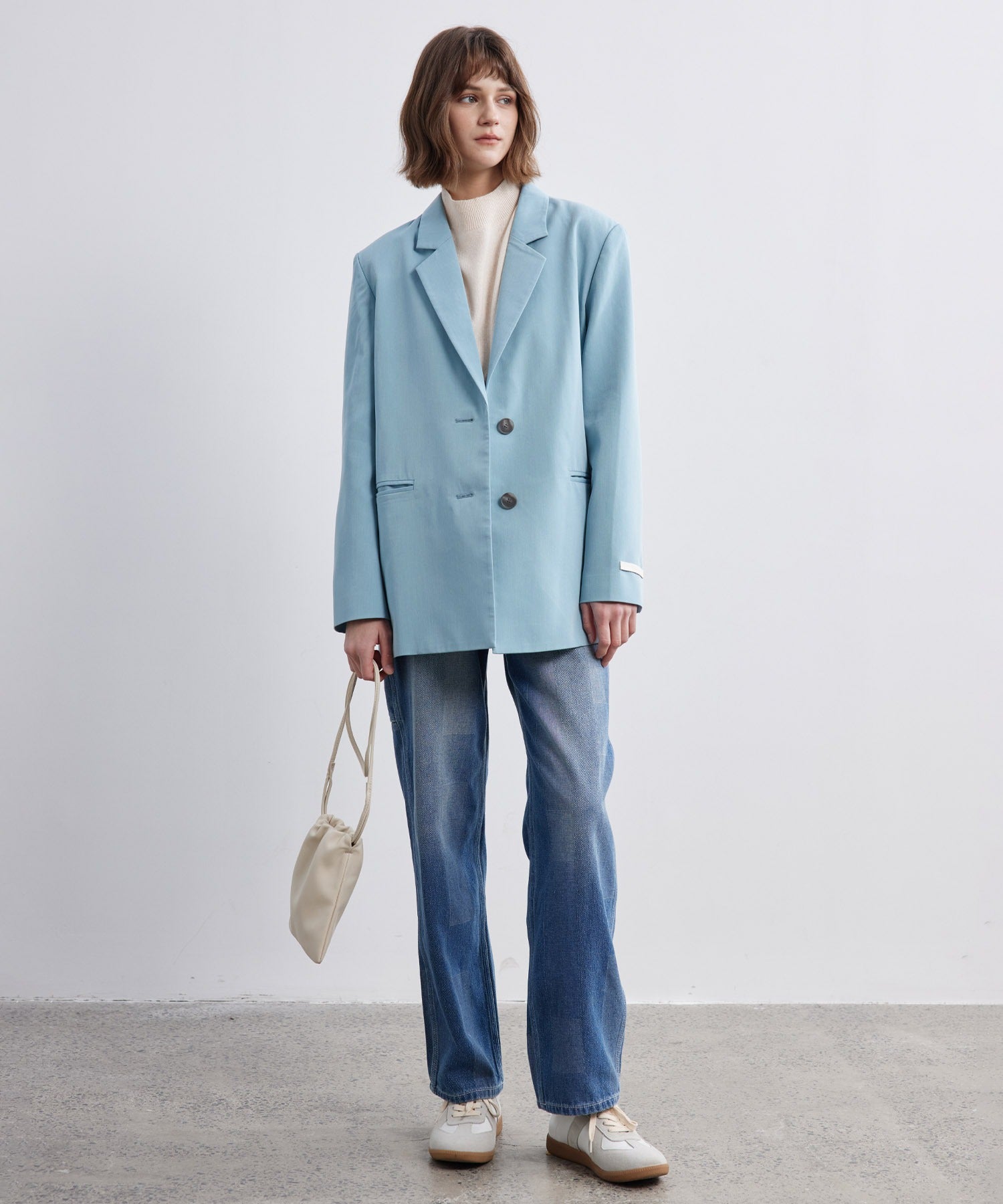 Back-Open Single Jacket