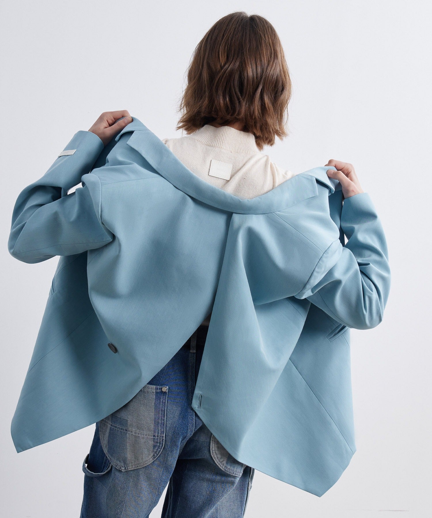 Back-Open Single Jacket