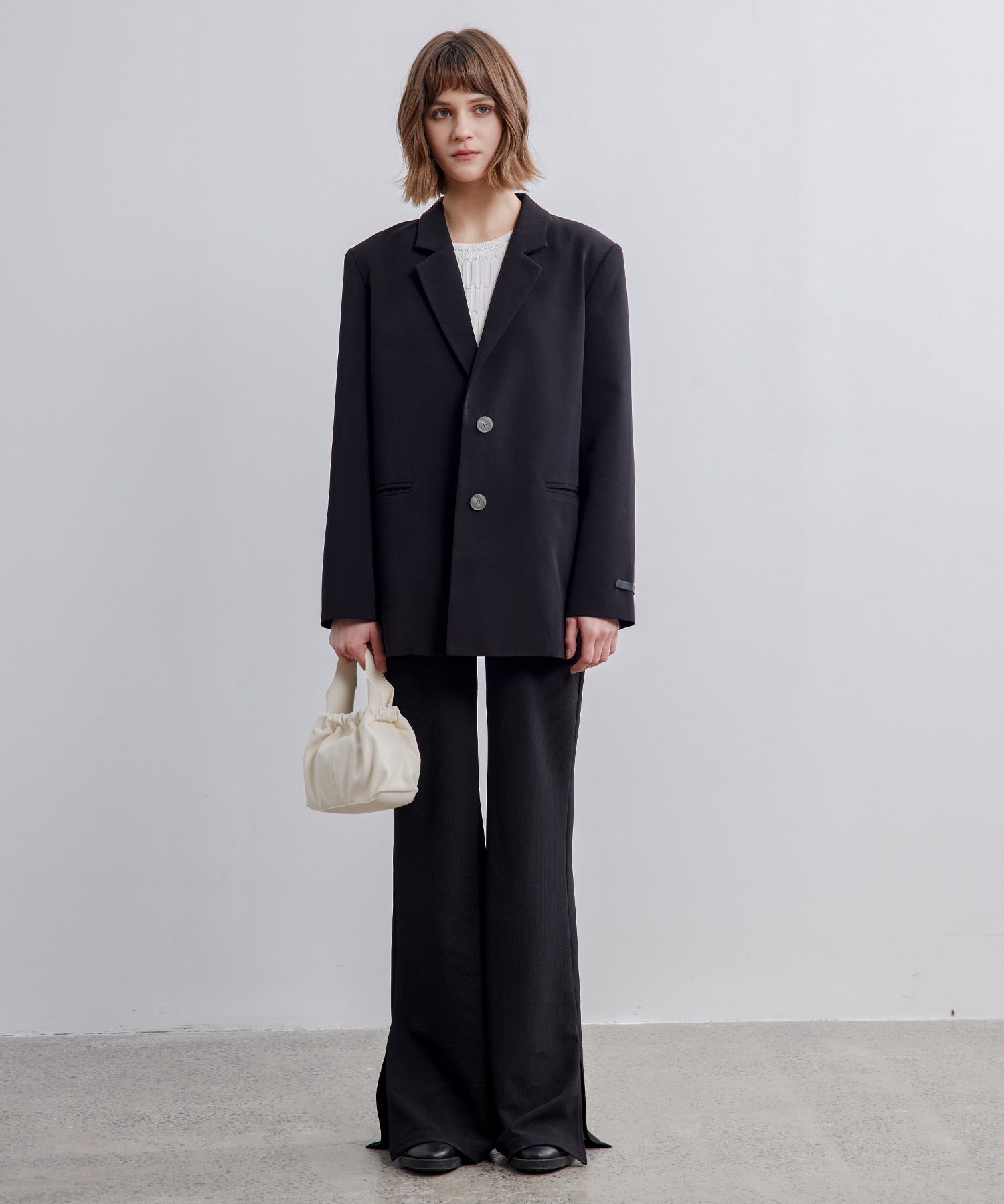 Back-Open Single Jacket