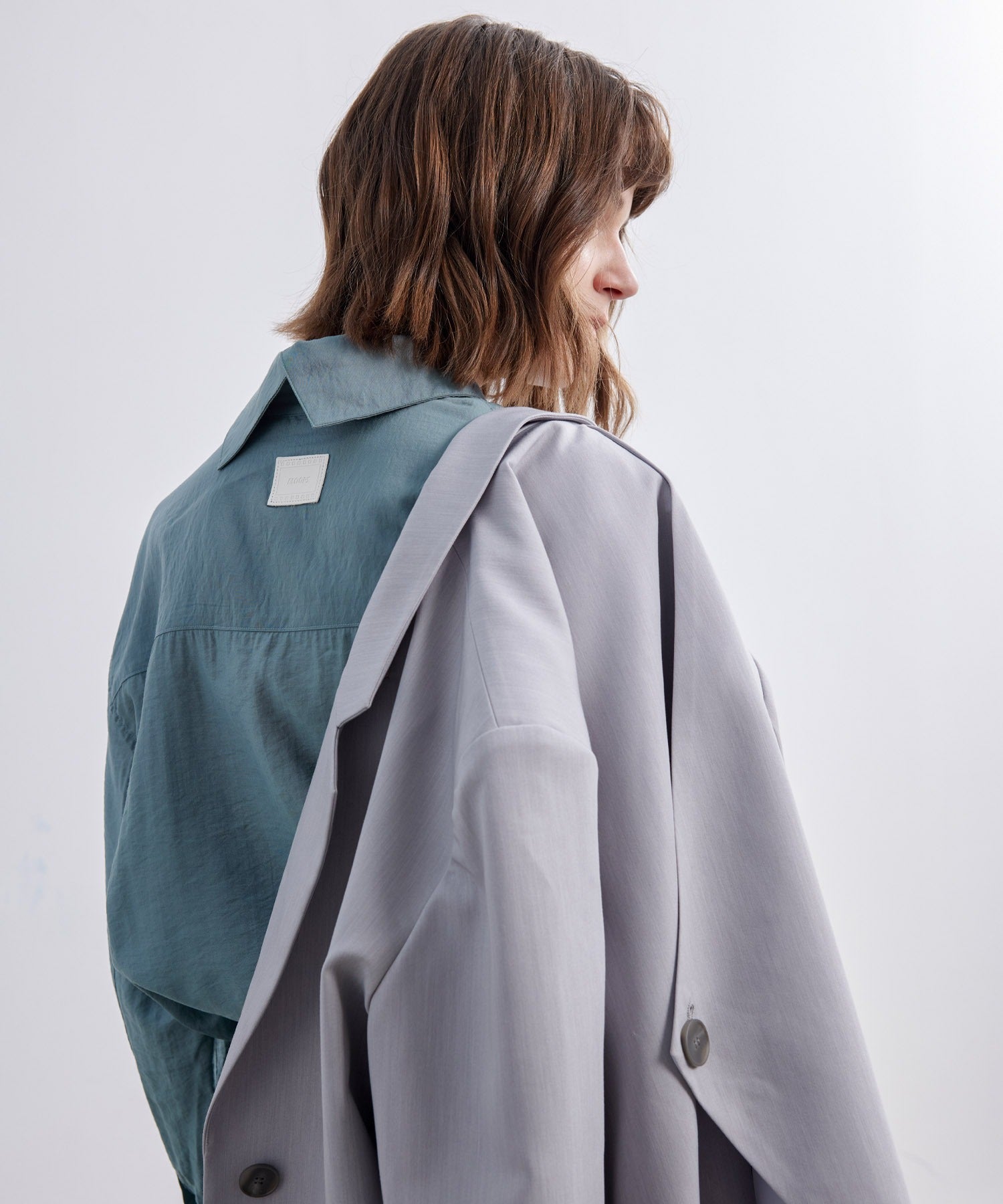 Back-Open Single Jacket
