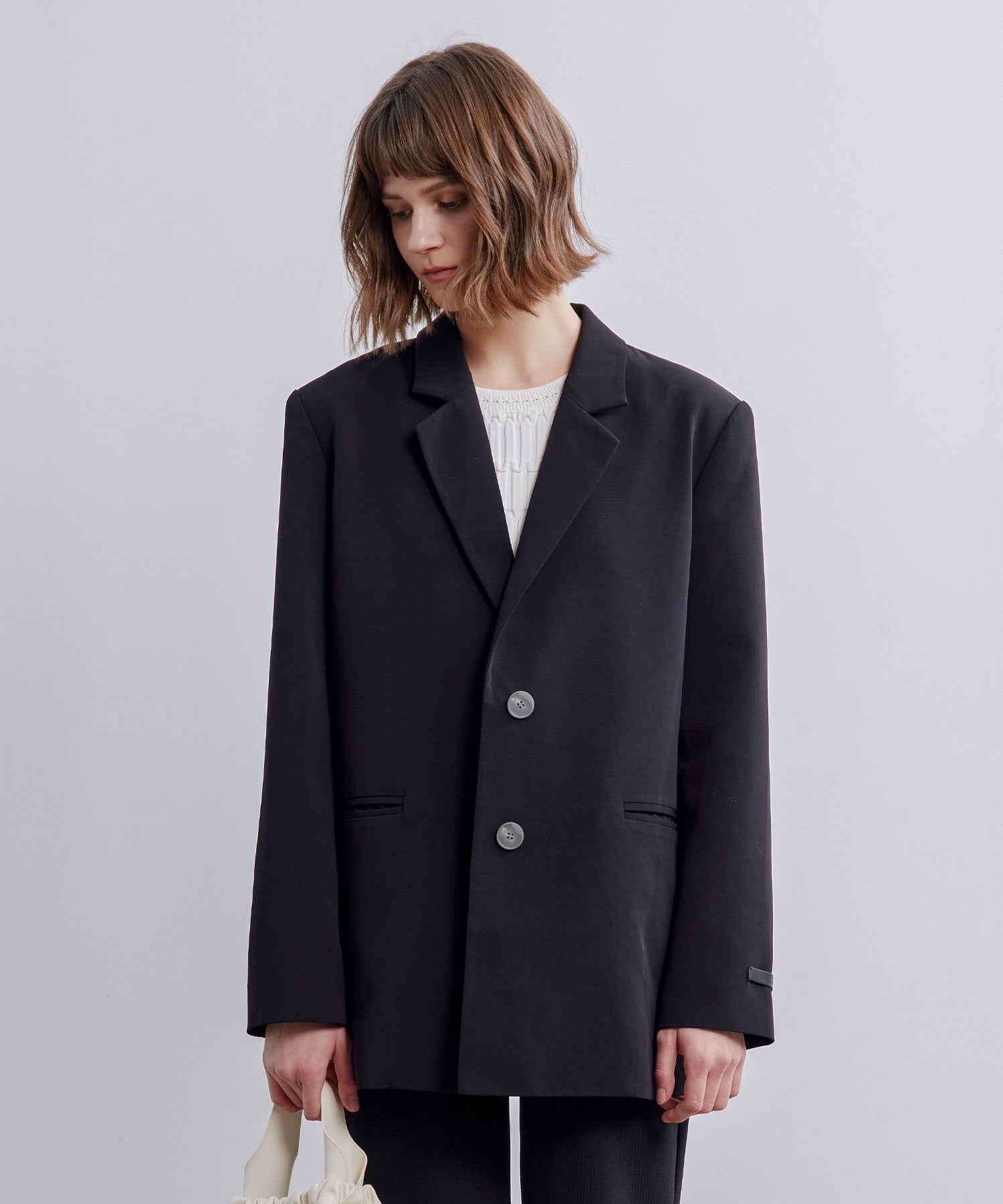 Back-Open Single Jacket