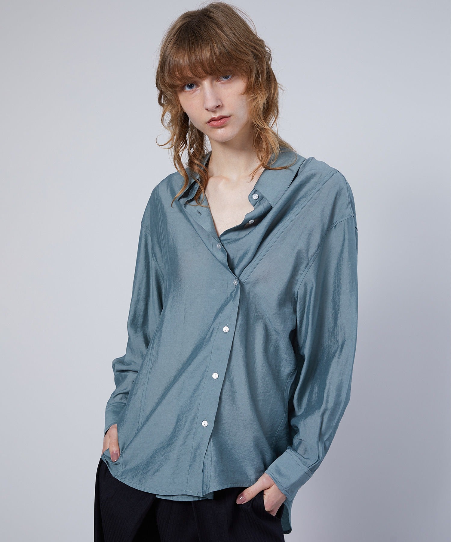 2-Way Lightweight Crinkle Shirt