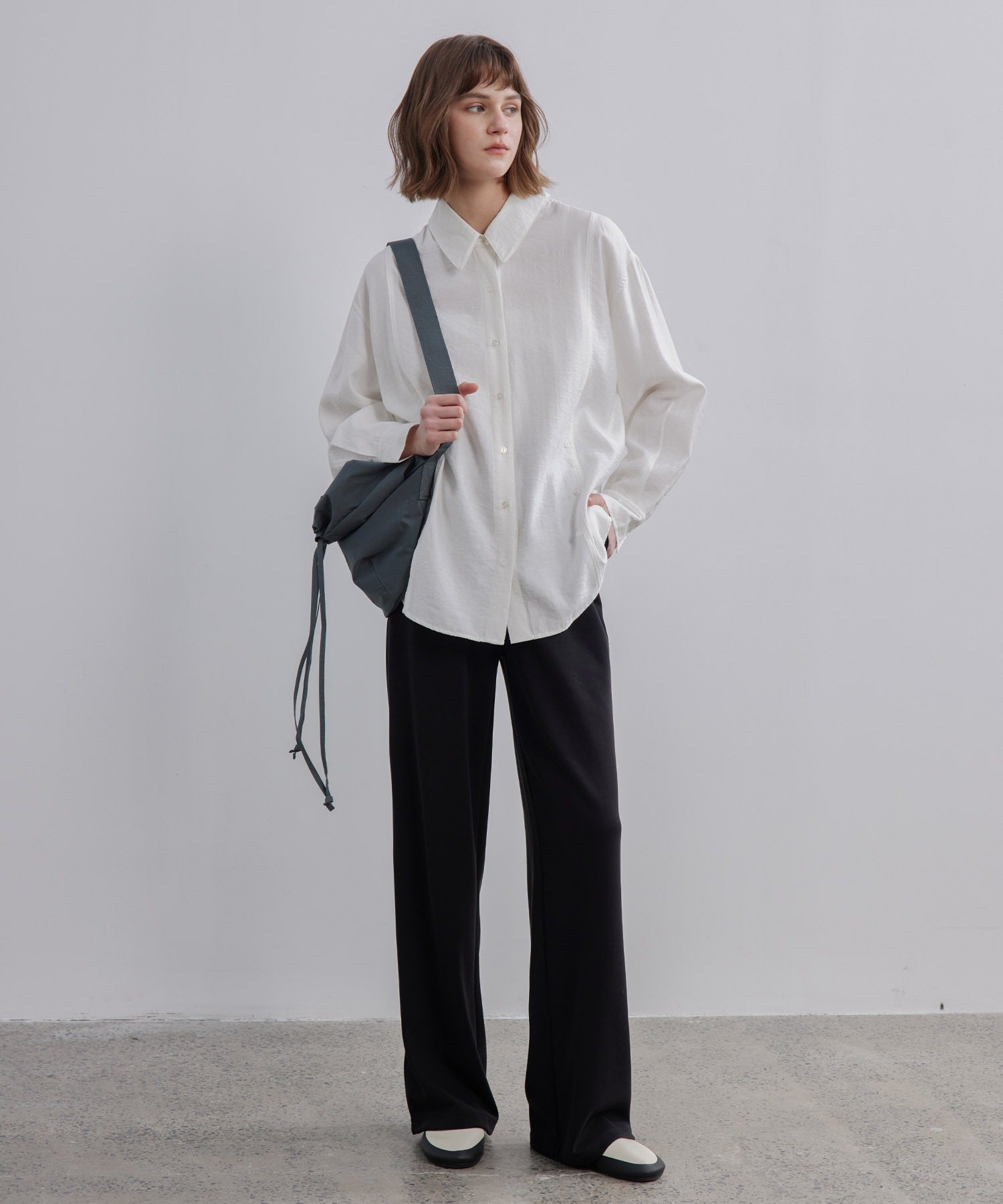 2-Way Lightweight Crinkle Shirt