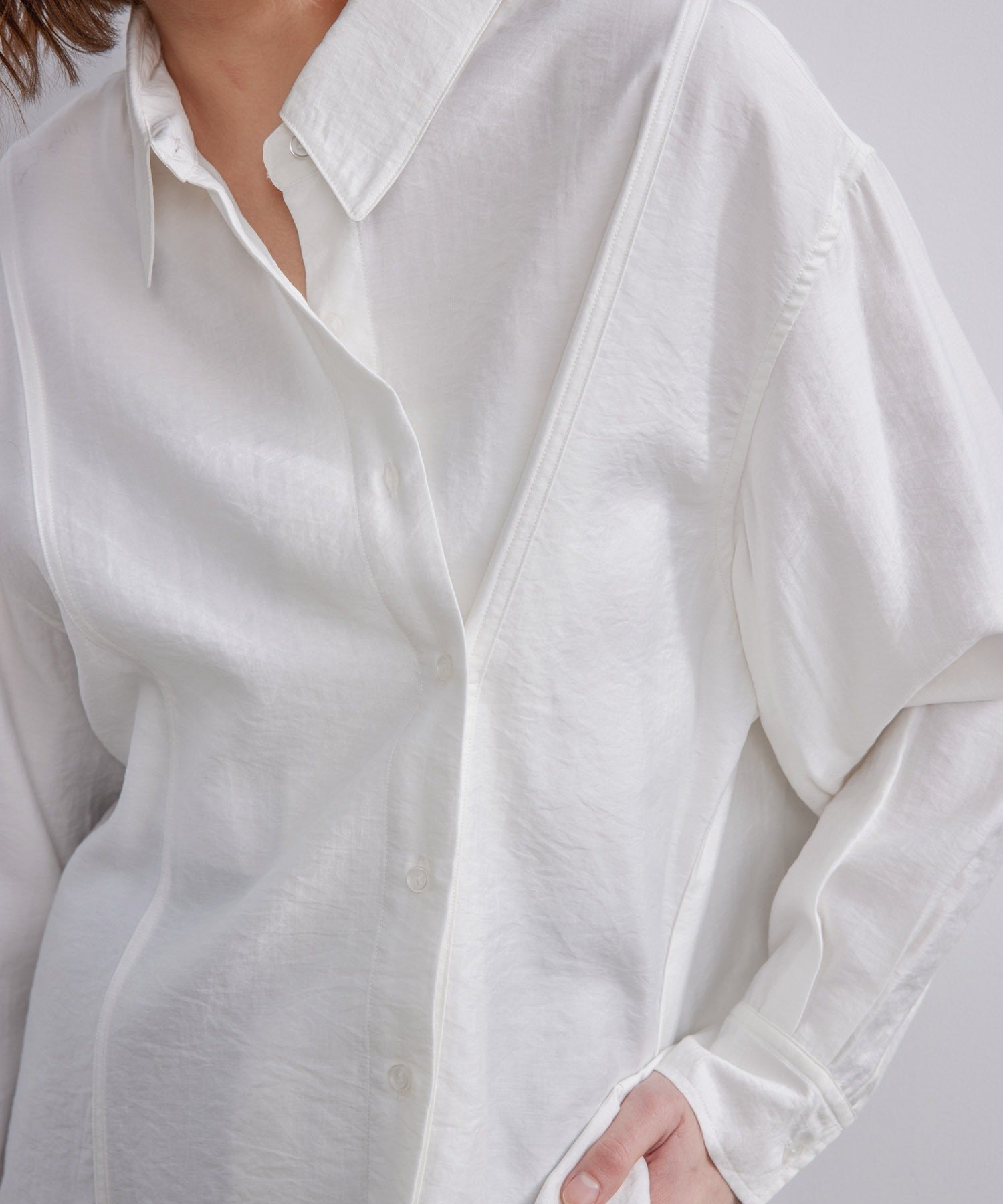 2-Way Lightweight Crinkle Shirt