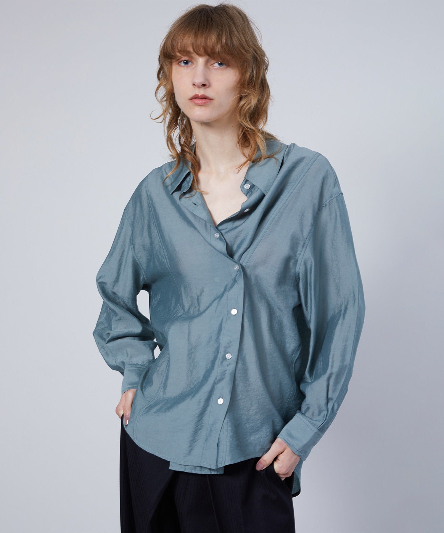 2-Way Lightweight Crinkle Shirt
