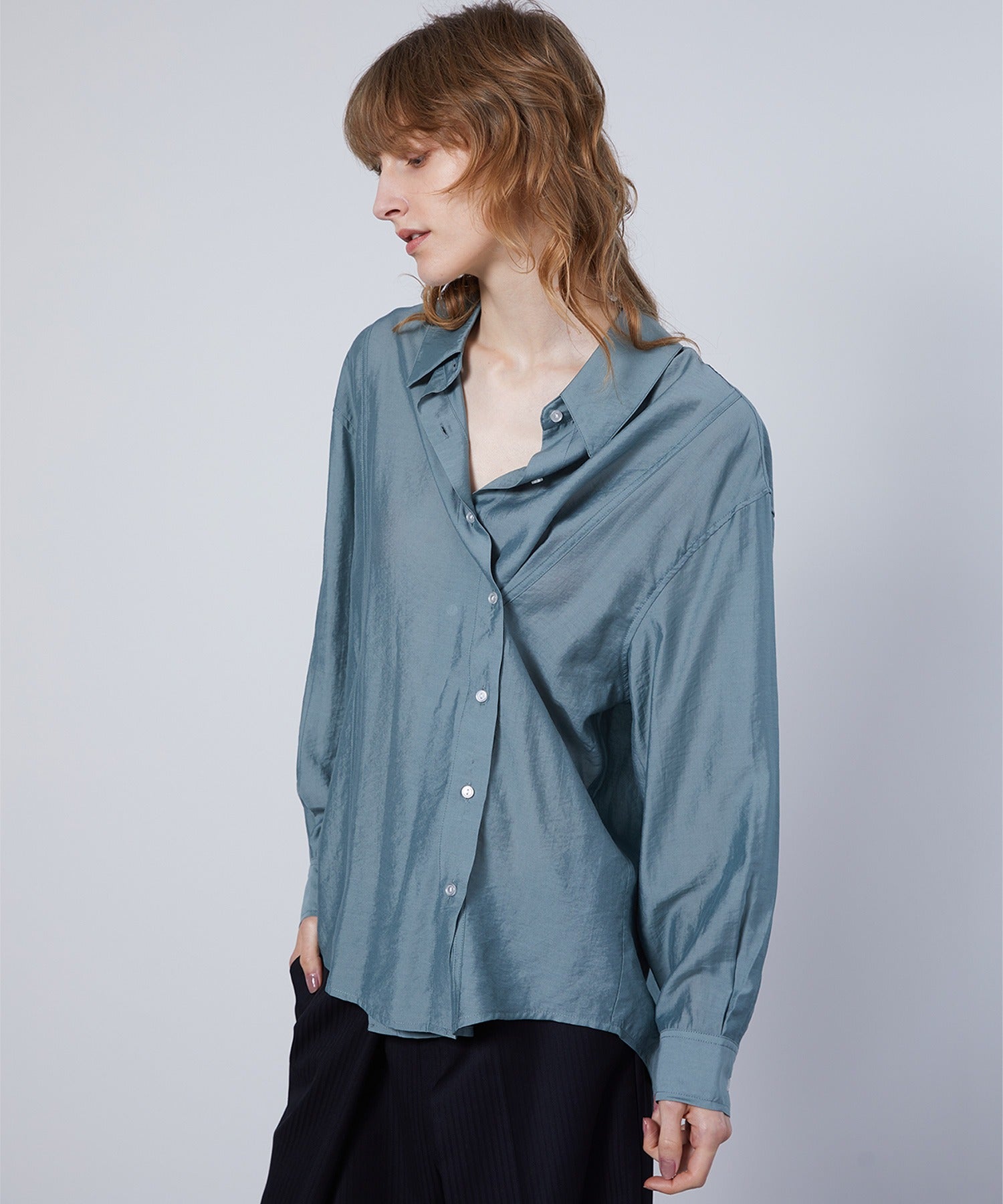 2-Way Lightweight Crinkle Shirt