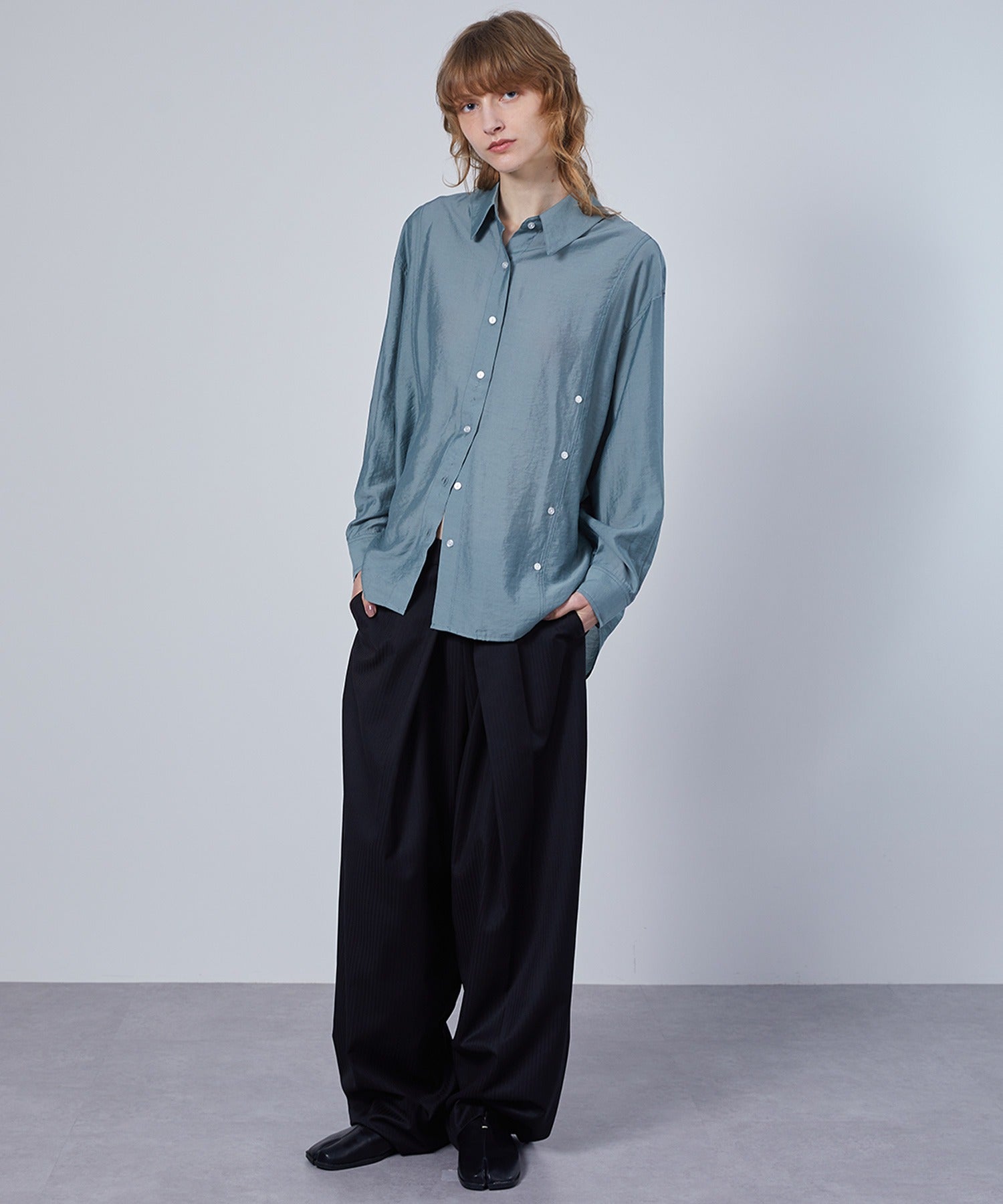 2-Way Lightweight Crinkle Shirt