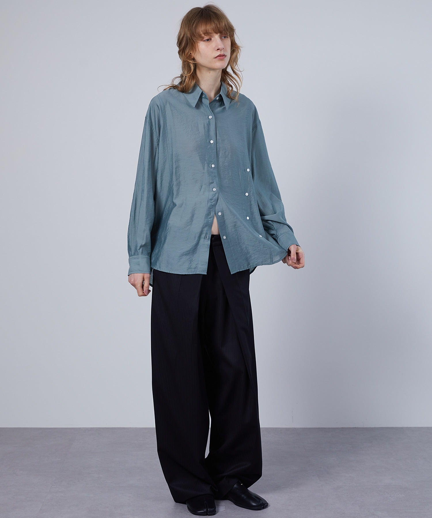 2-Way Lightweight Crinkle Shirt