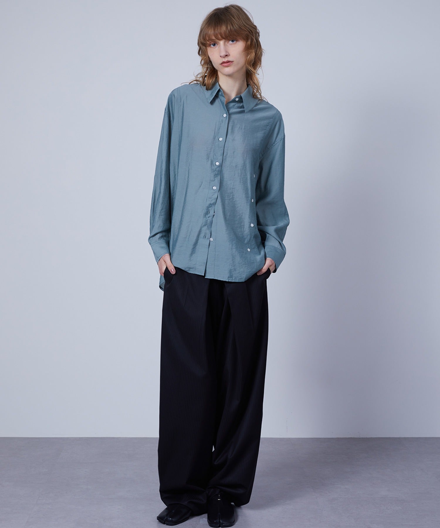 2-Way Lightweight Crinkle Shirt