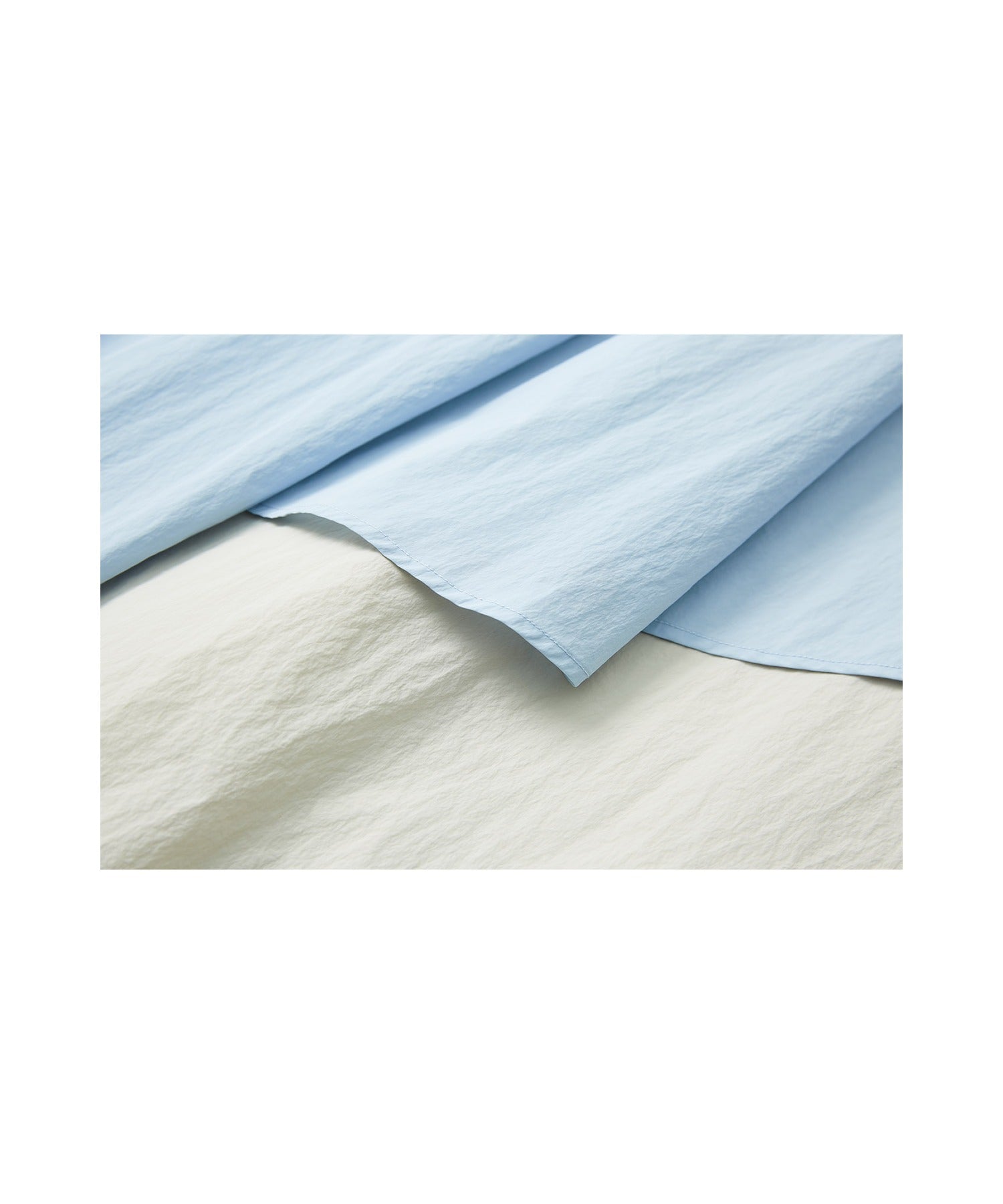 Bicolor Layered Flare Skirt