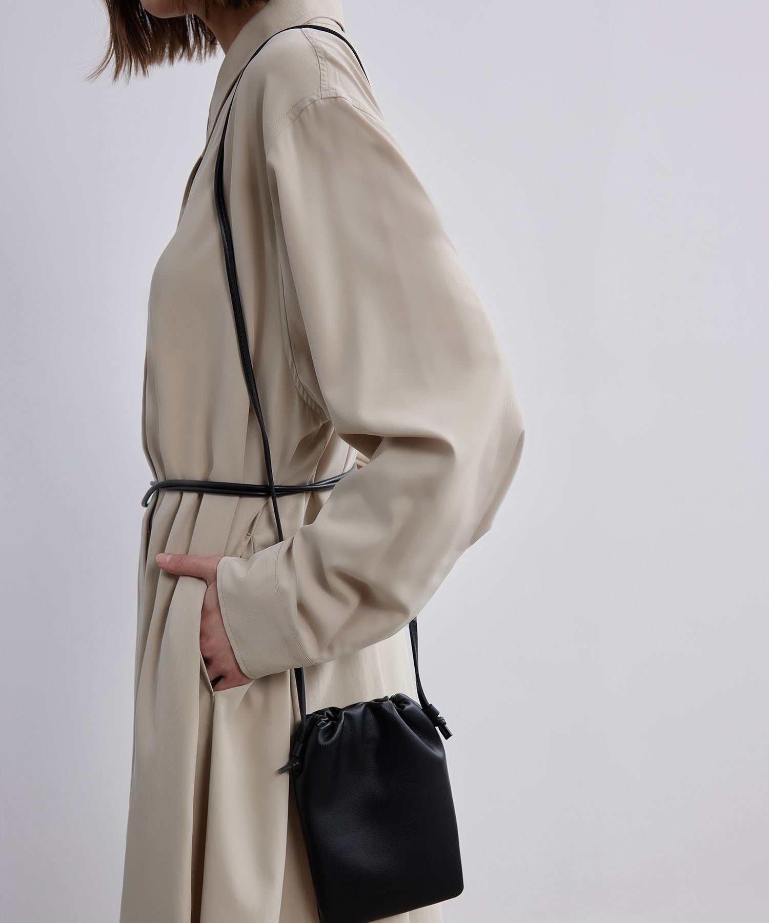 Irregular Hem Shirt Dress