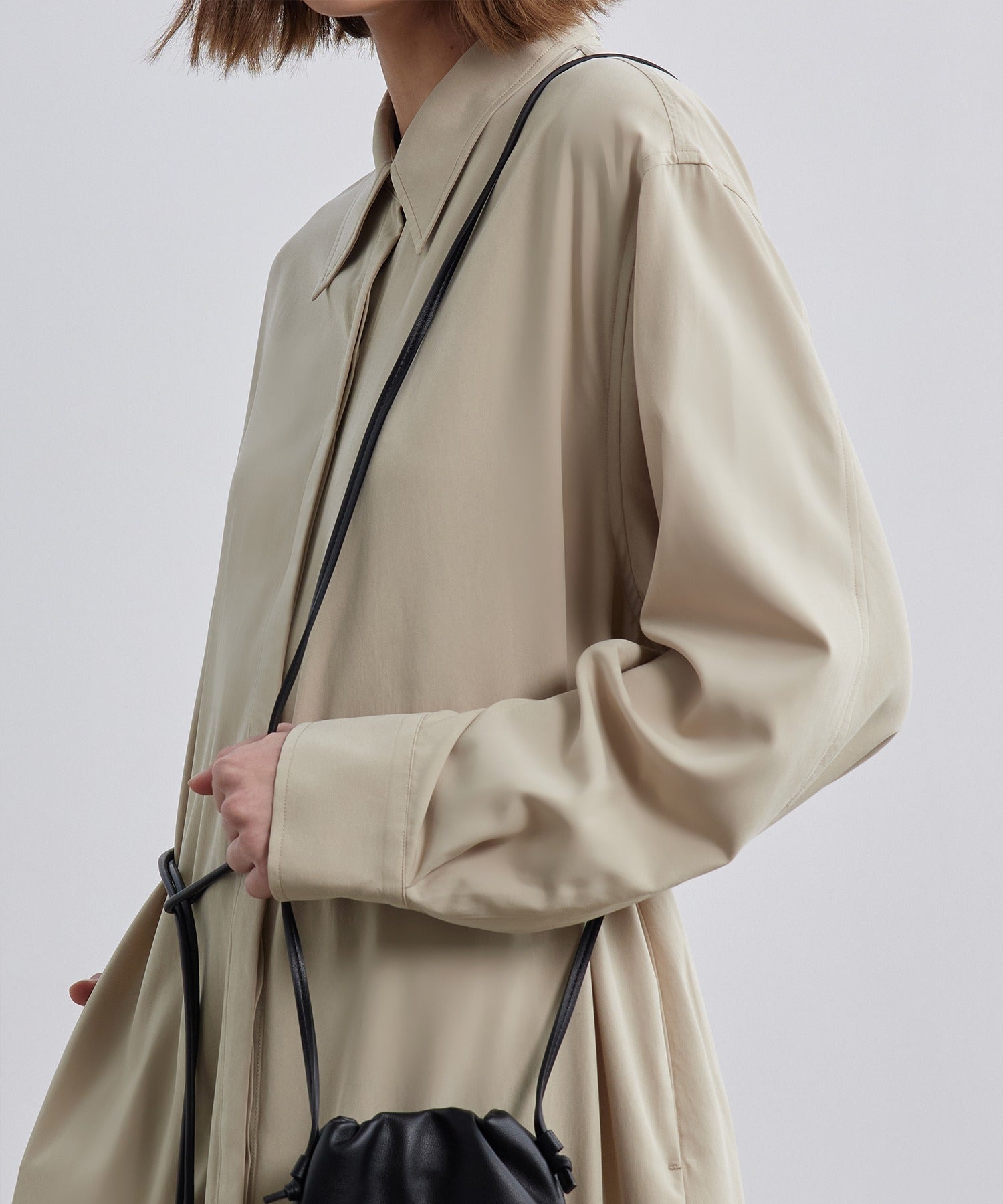 Irregular Hem Shirt Dress