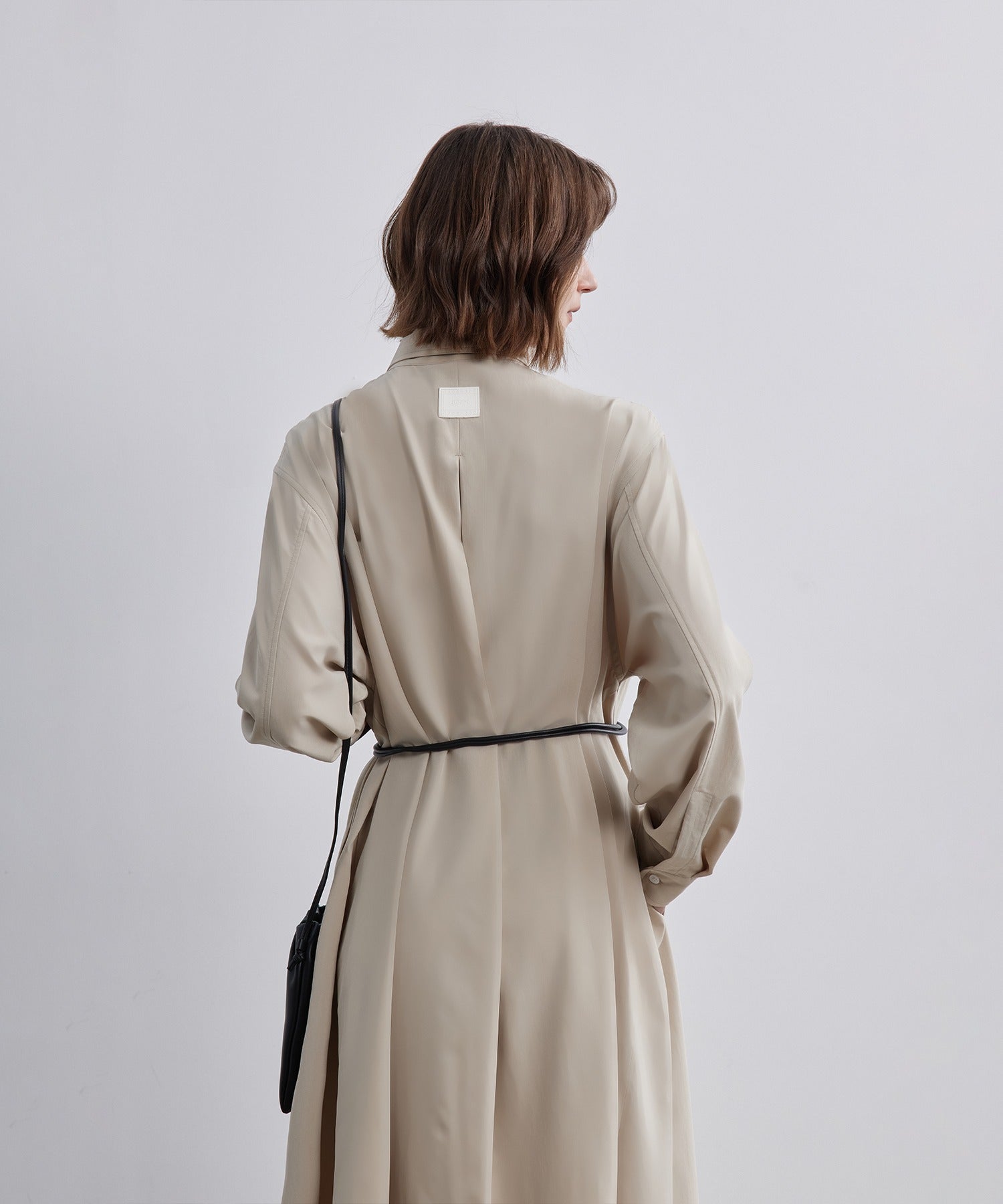 Irregular Hem Shirt Dress