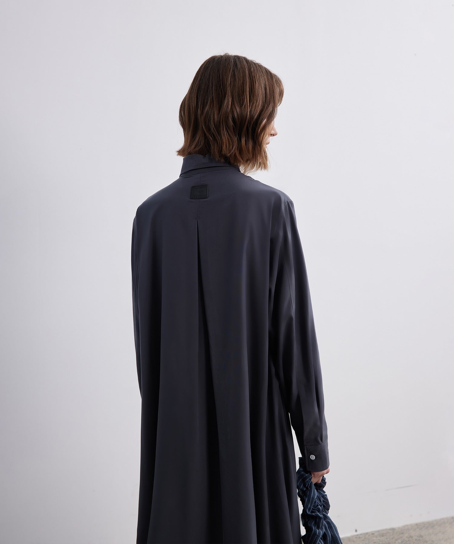 Irregular Hem Shirt Dress