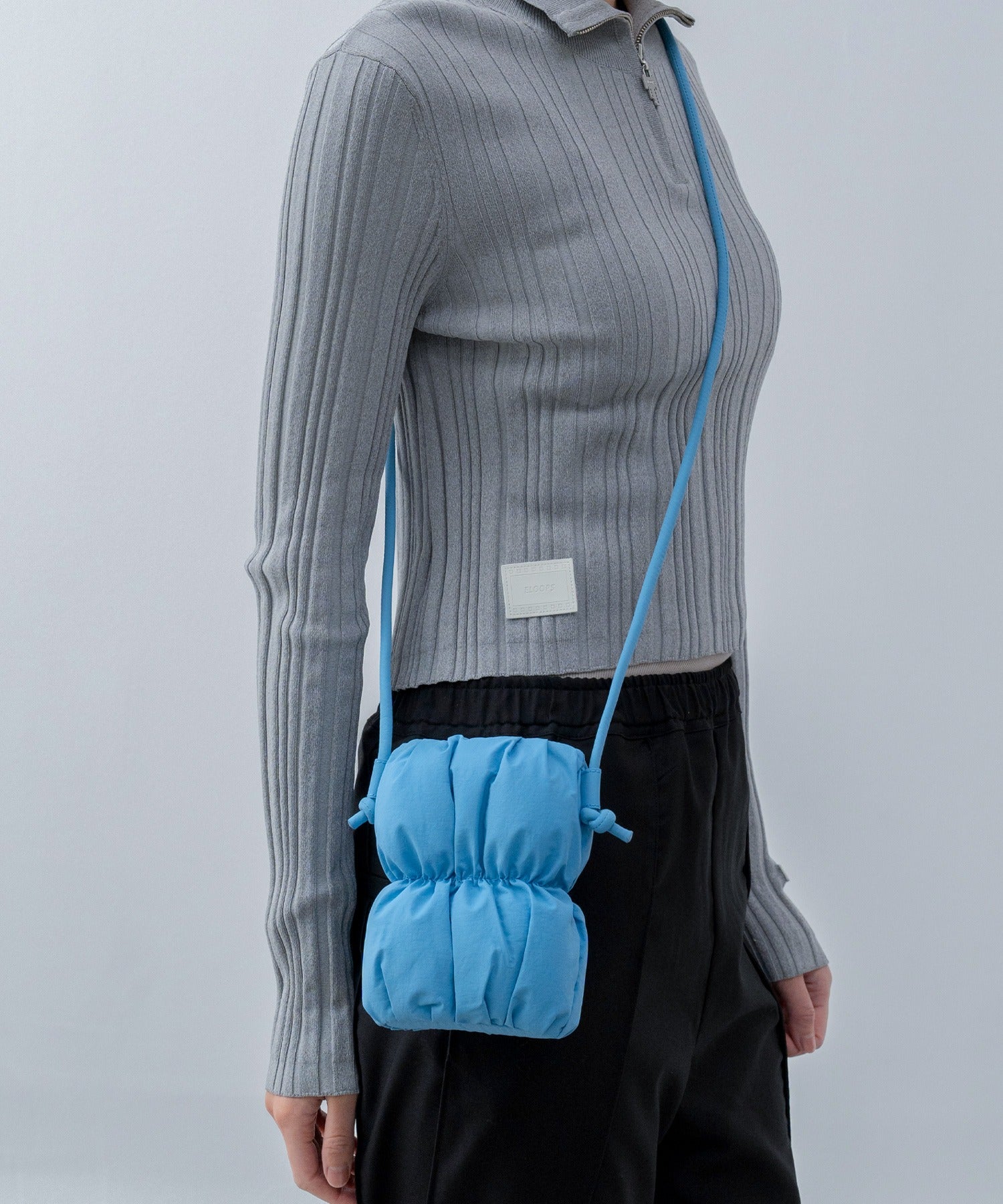 Adjustable Shoulder Quilted Puff Mini Bag
