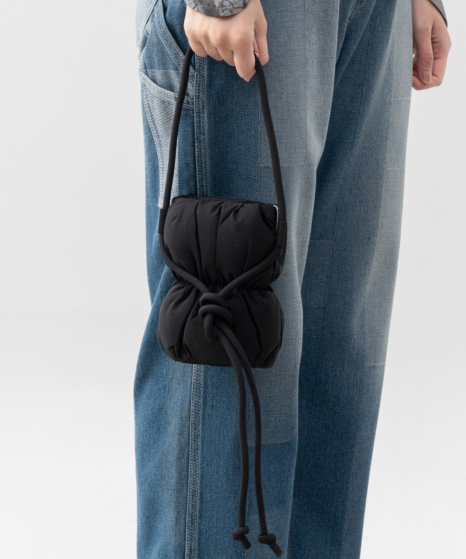 Adjustable Shoulder Quilted Puff Mini Bag