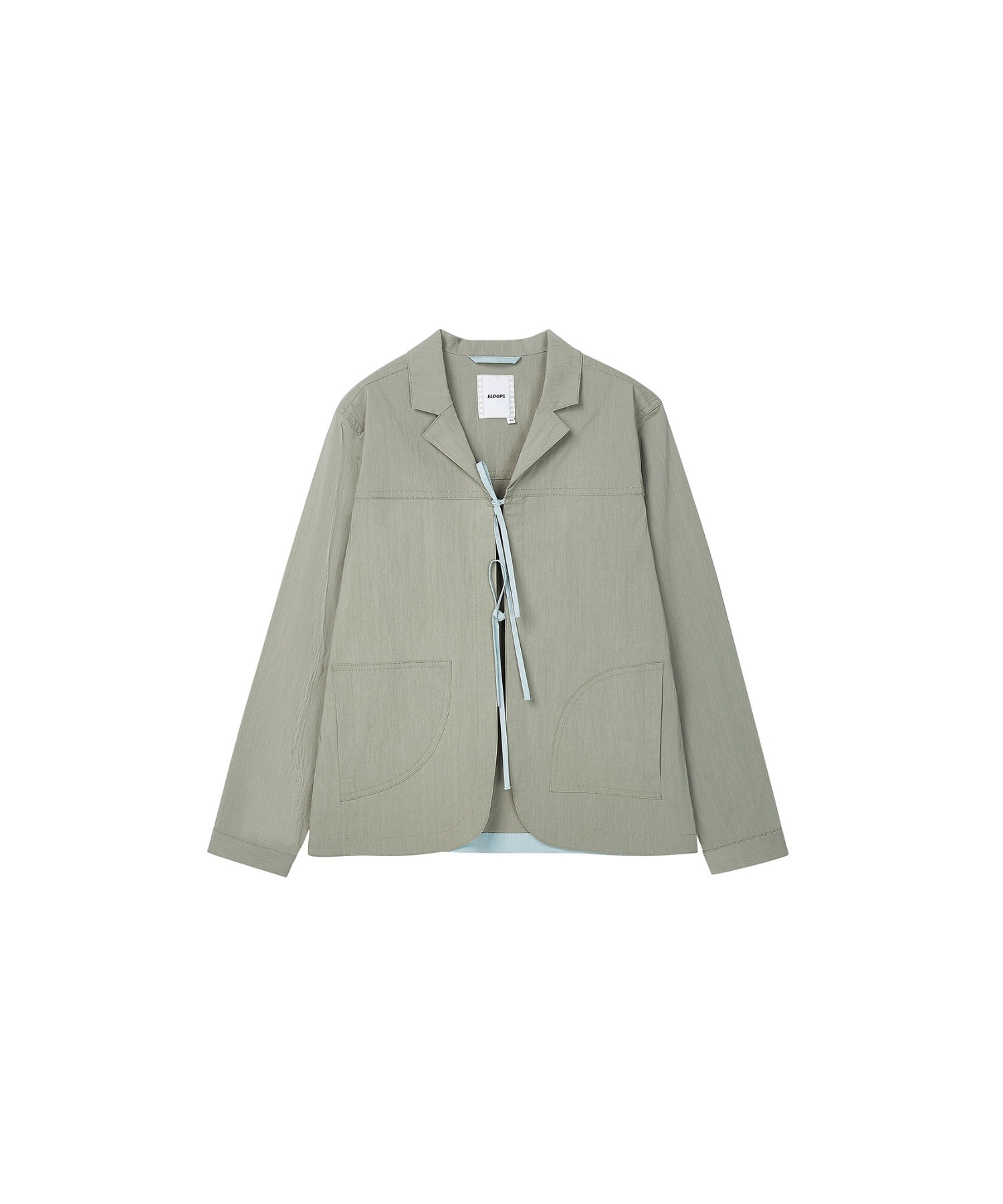 Color-Accent Ribbon Spring Jacket