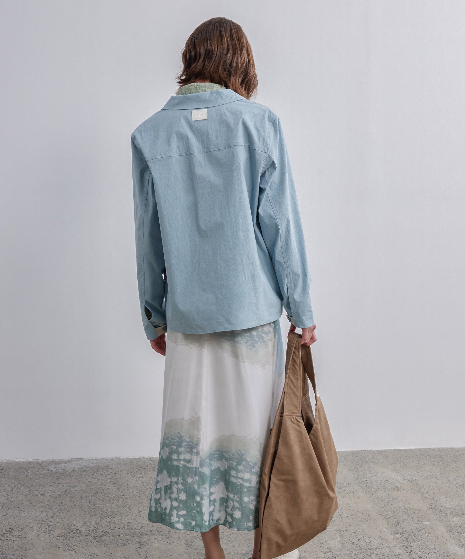 Color-Accent Ribbon Spring Jacket