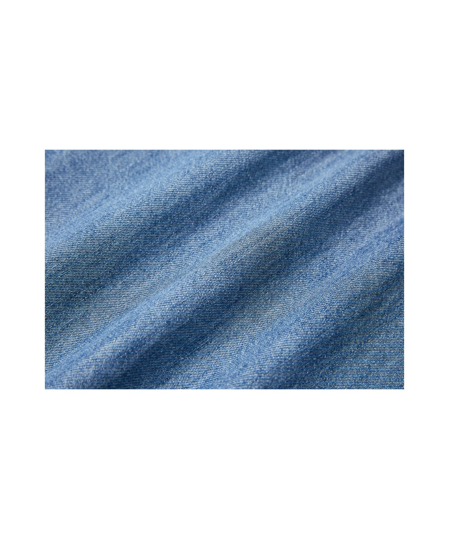 Cut-Off Fringe Nuance Denim Vest