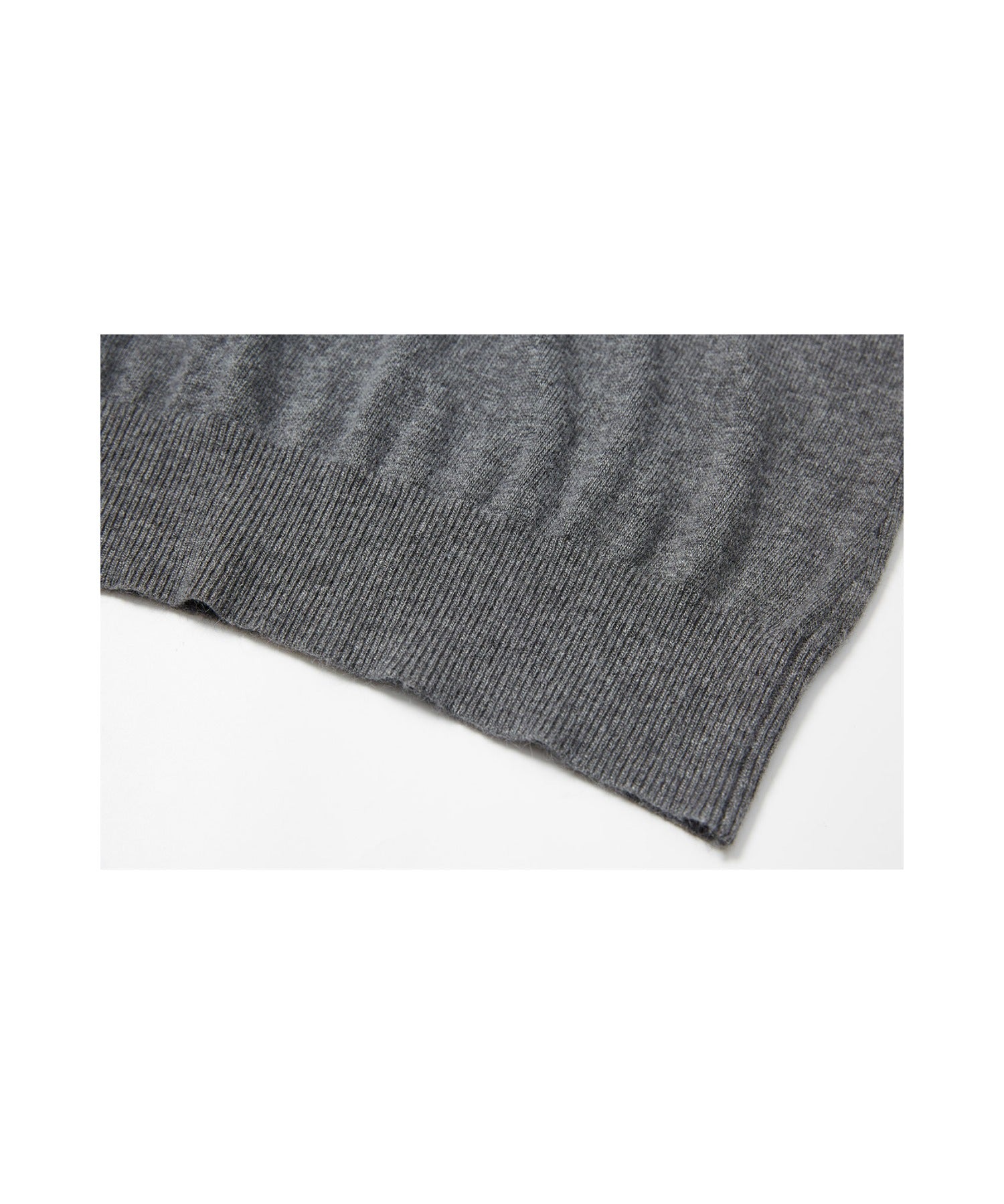 Crew Neck Fitted Knit T-Shirt / Pullover