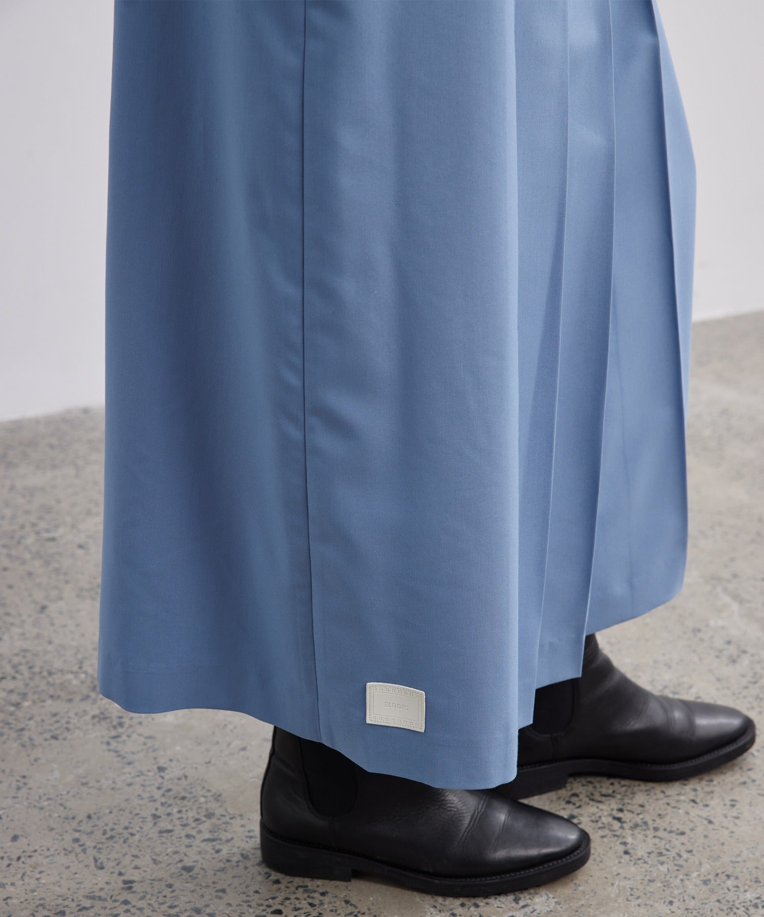 Front Tuck Flared Skirt