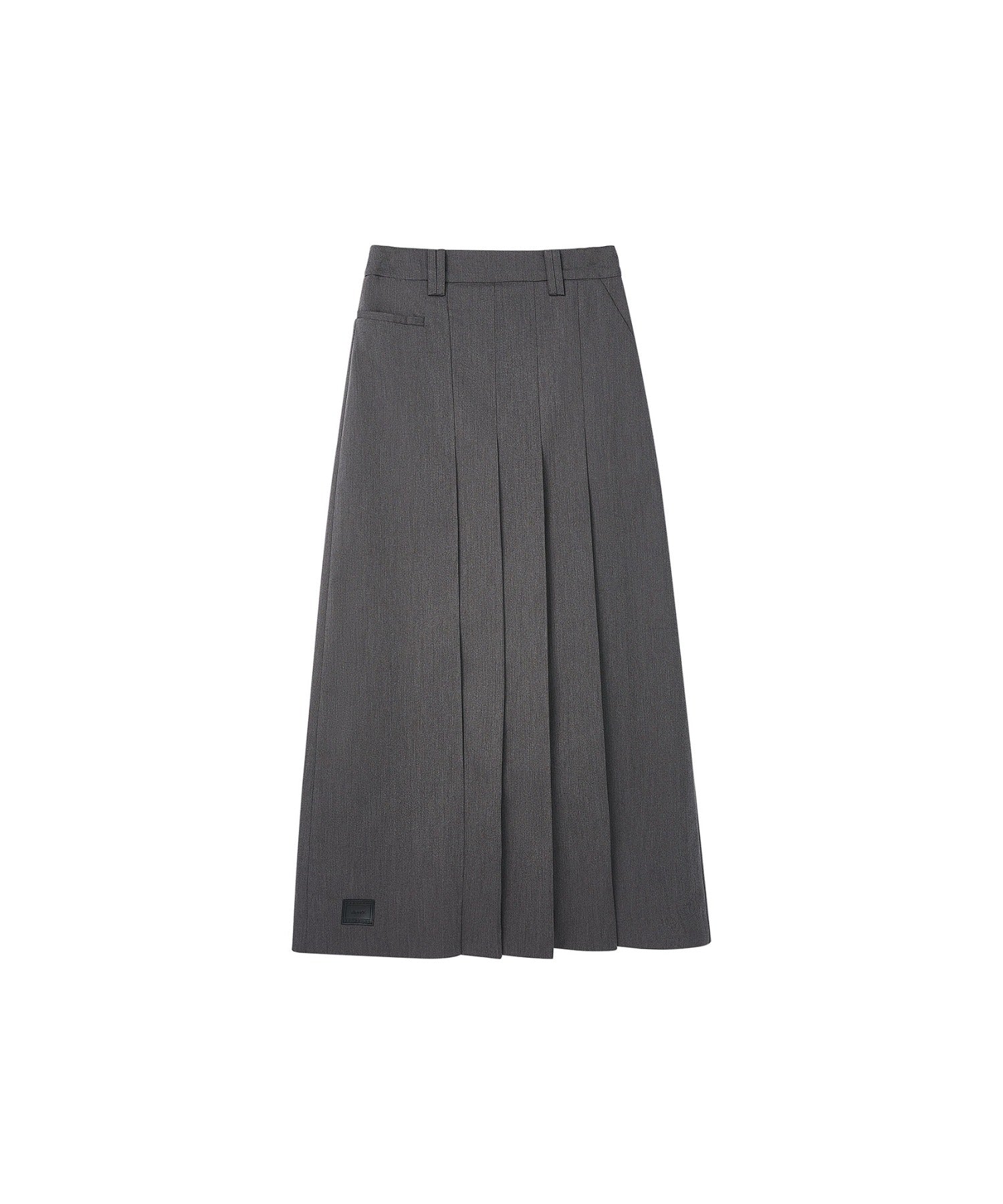 Front Tuck Flared Skirt