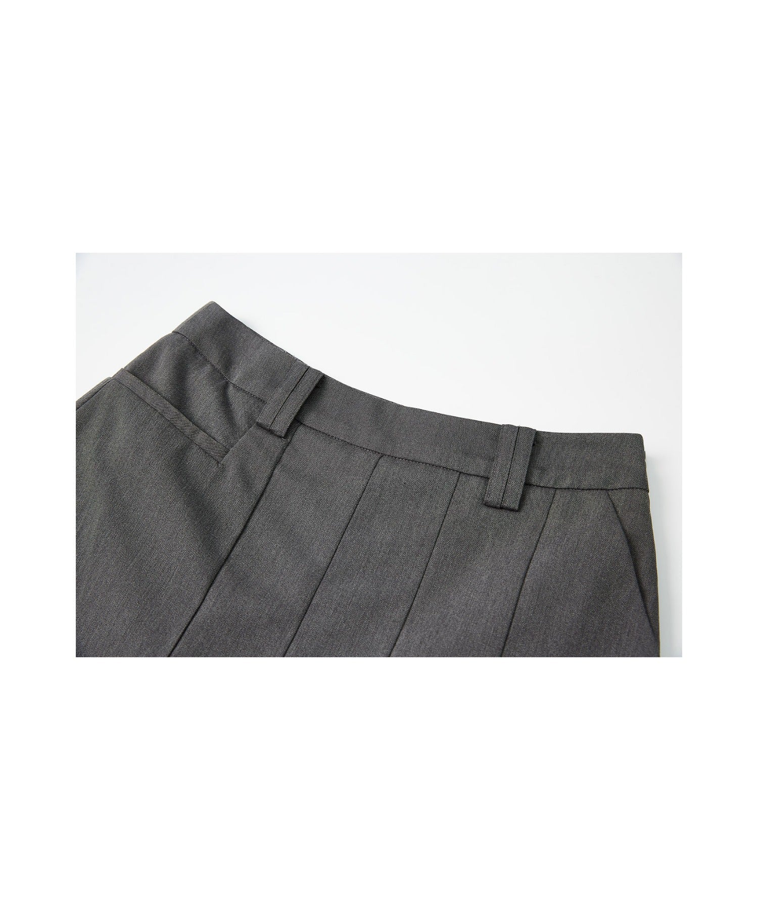 Front Tuck Flared Skirt