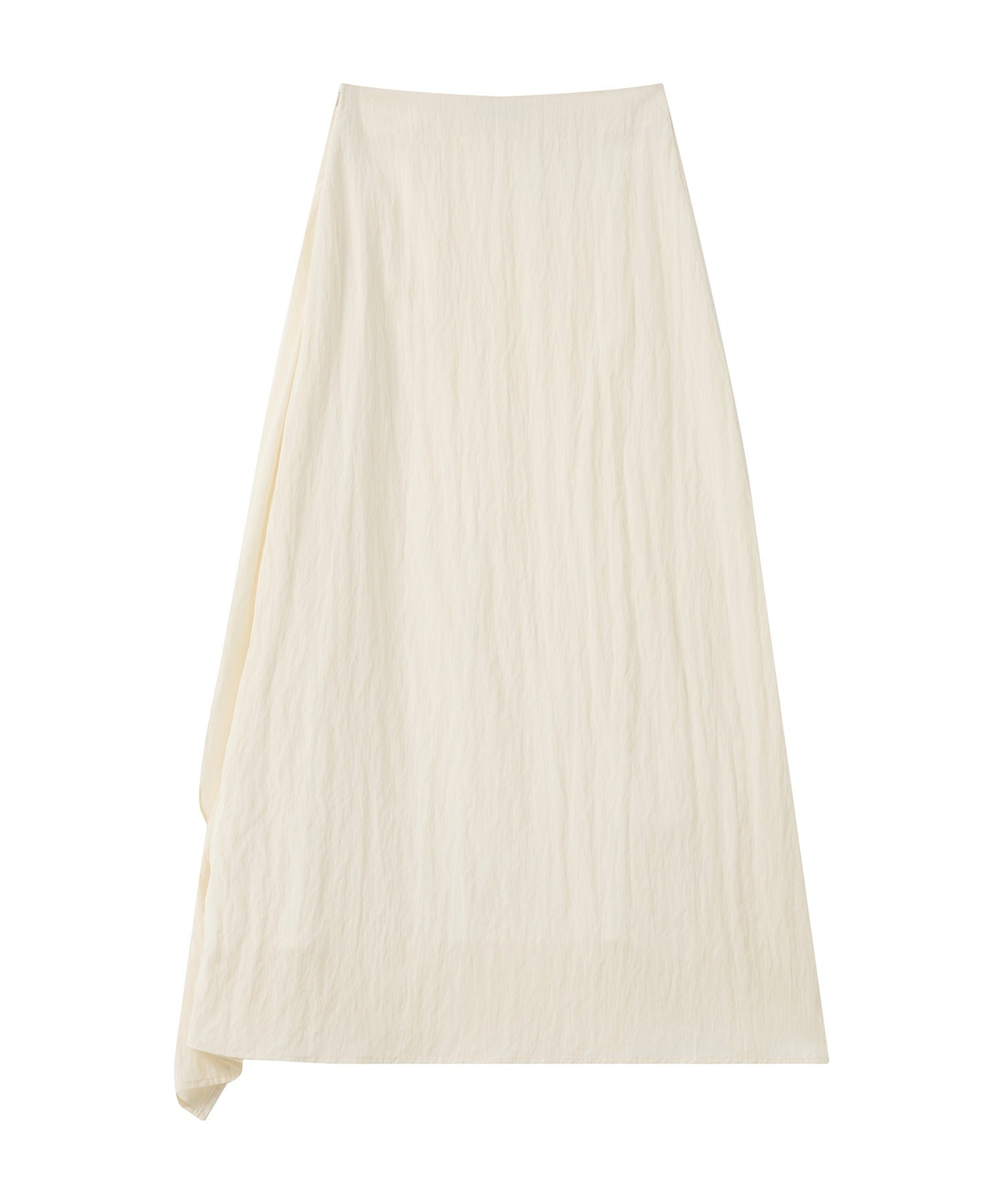 Side Frill Drape Skirt