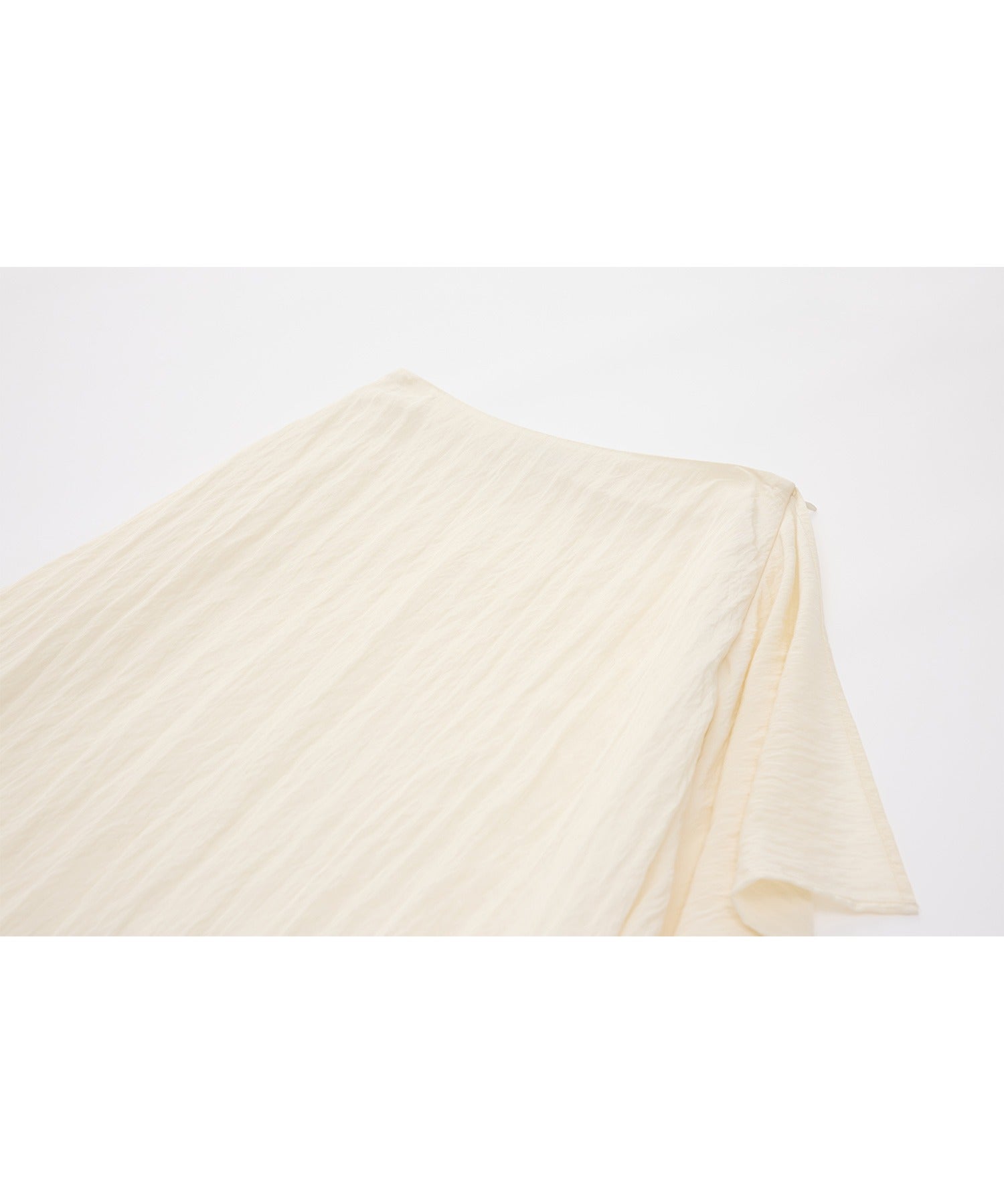 Side Frill Drape Skirt