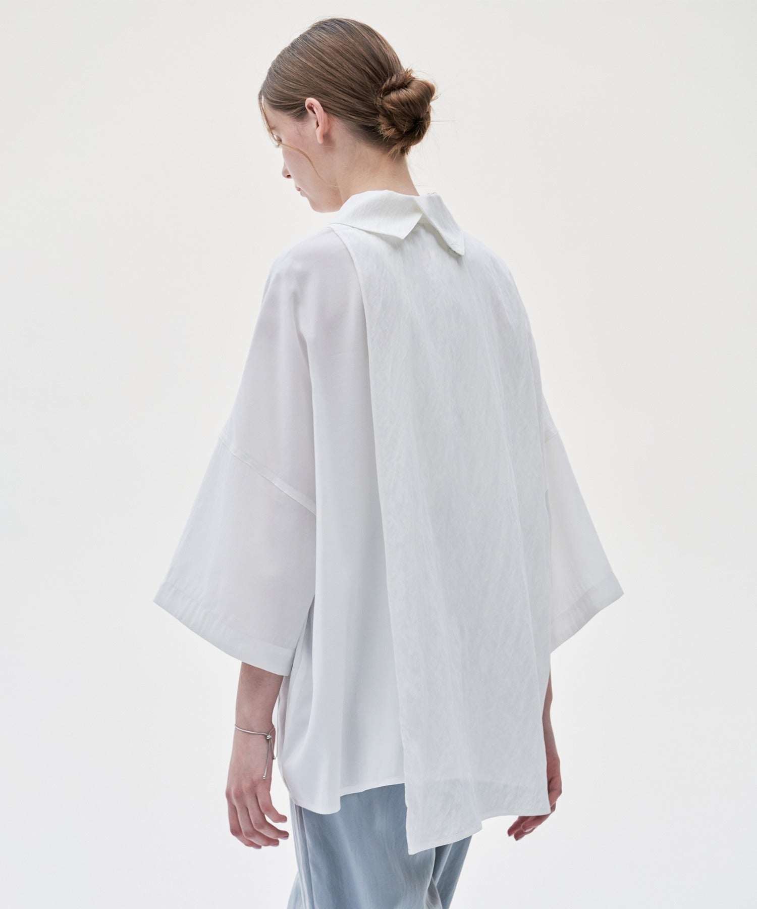 Boxy Silhouette Layered Shirt