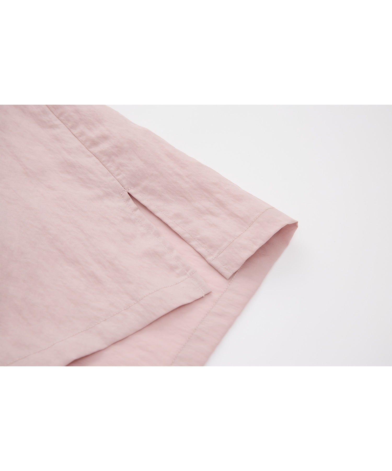 Mock Neck Washed Big Pocket Shirt