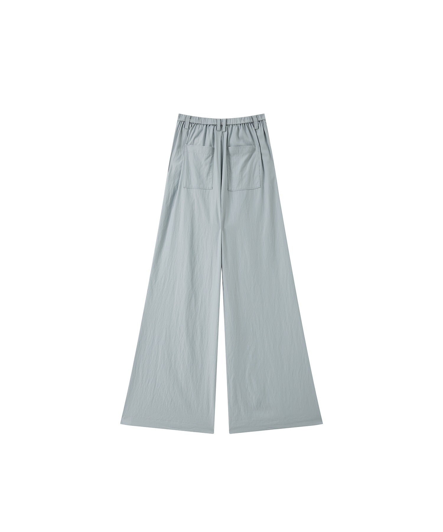 Darted Wide-Leg Pants