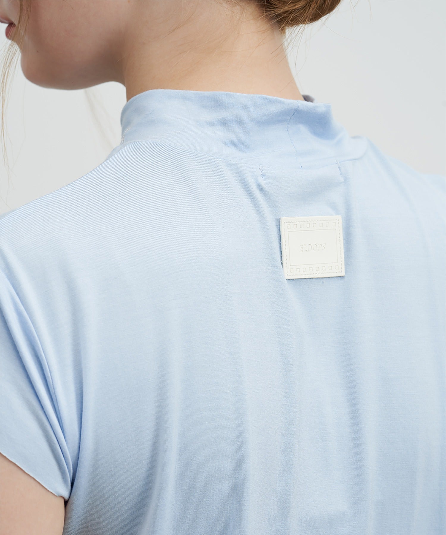 Draped Short Sleeve Top