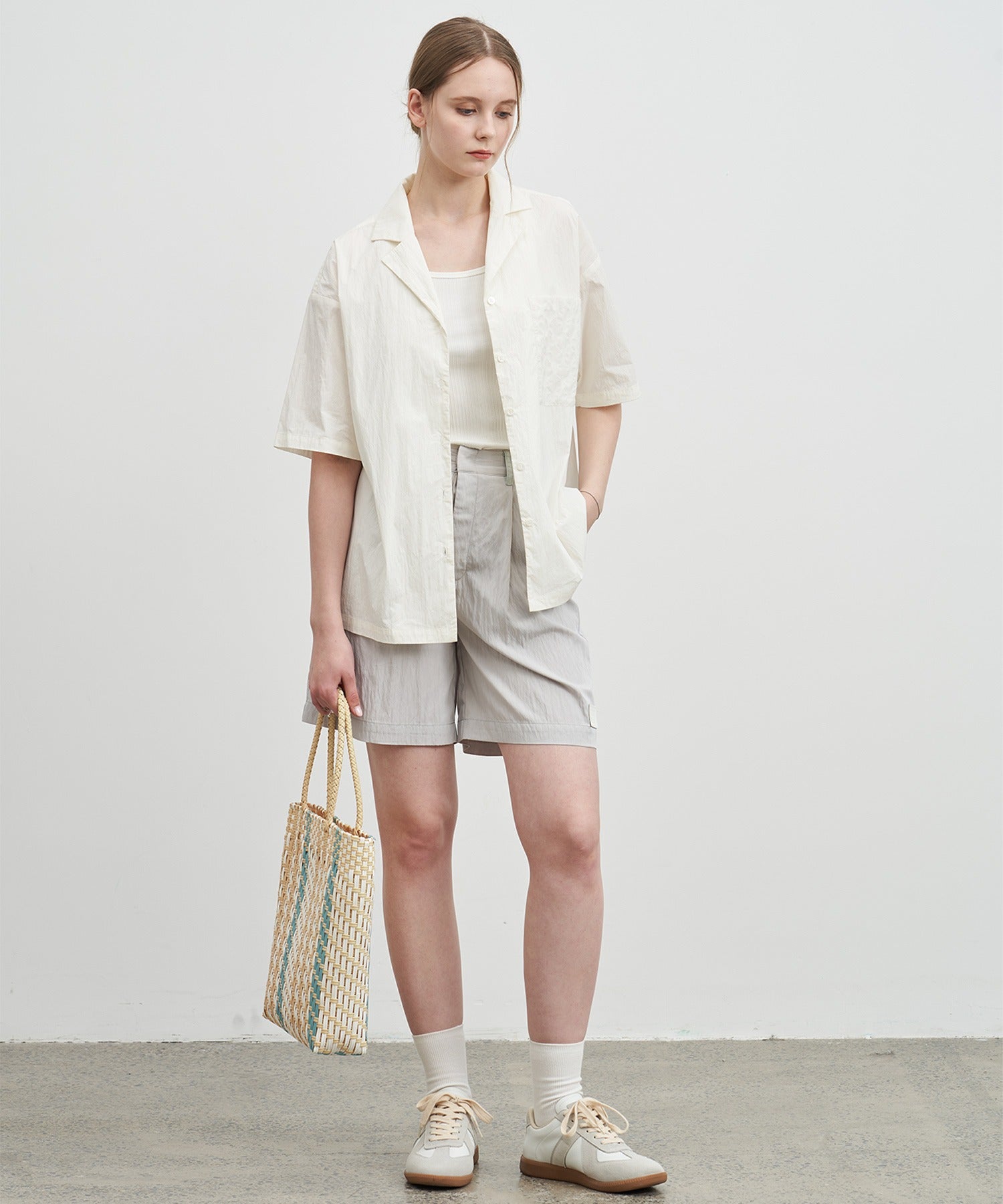 Belt Detail Darted Pants