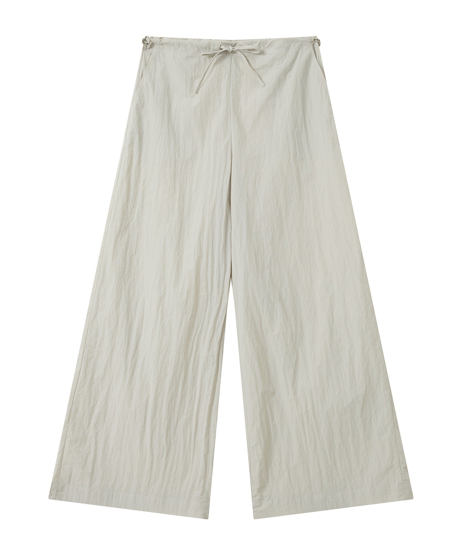 Adjustable Nylon Wide Pants