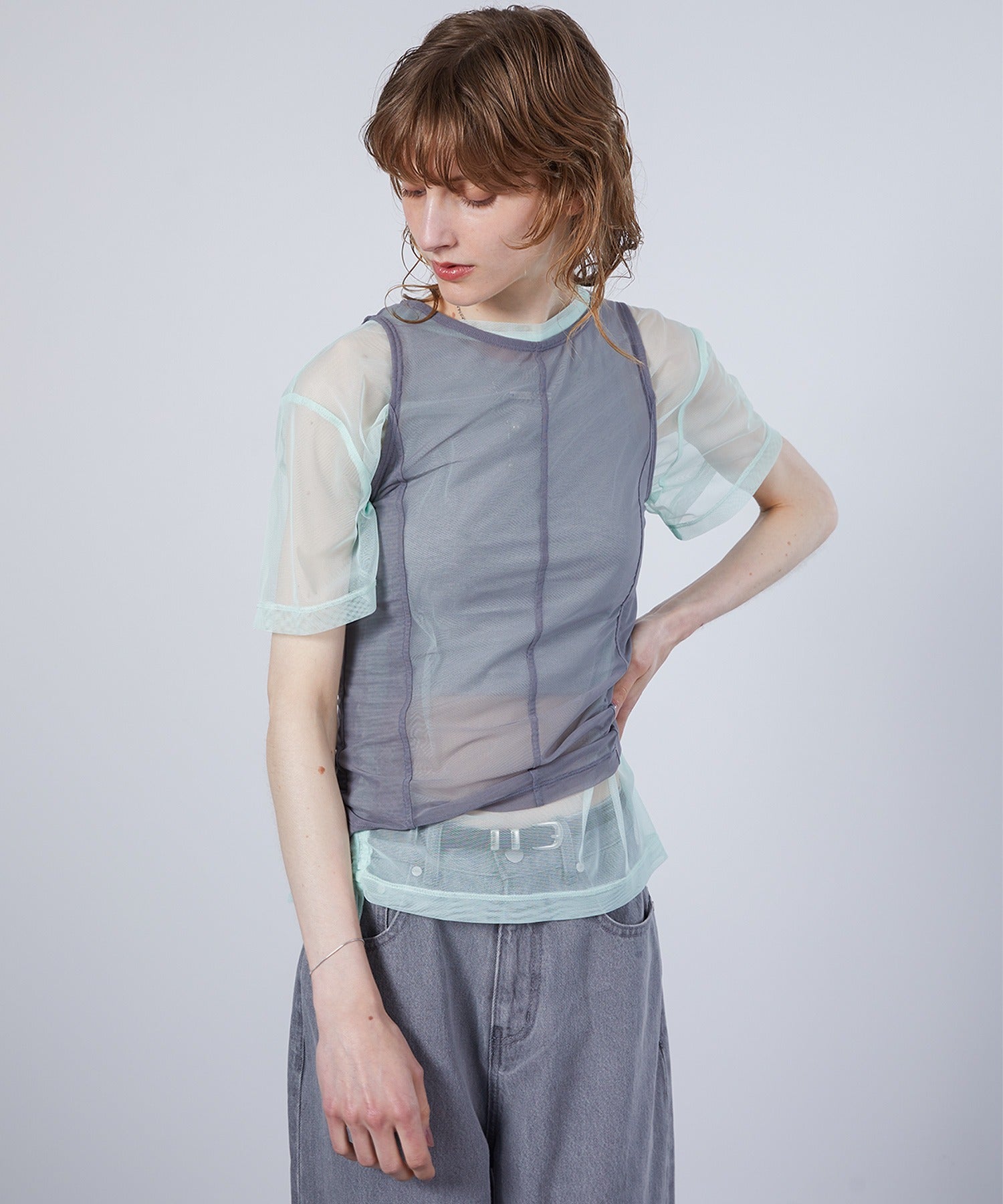 4-Way Stylish Sheer Tops Combination