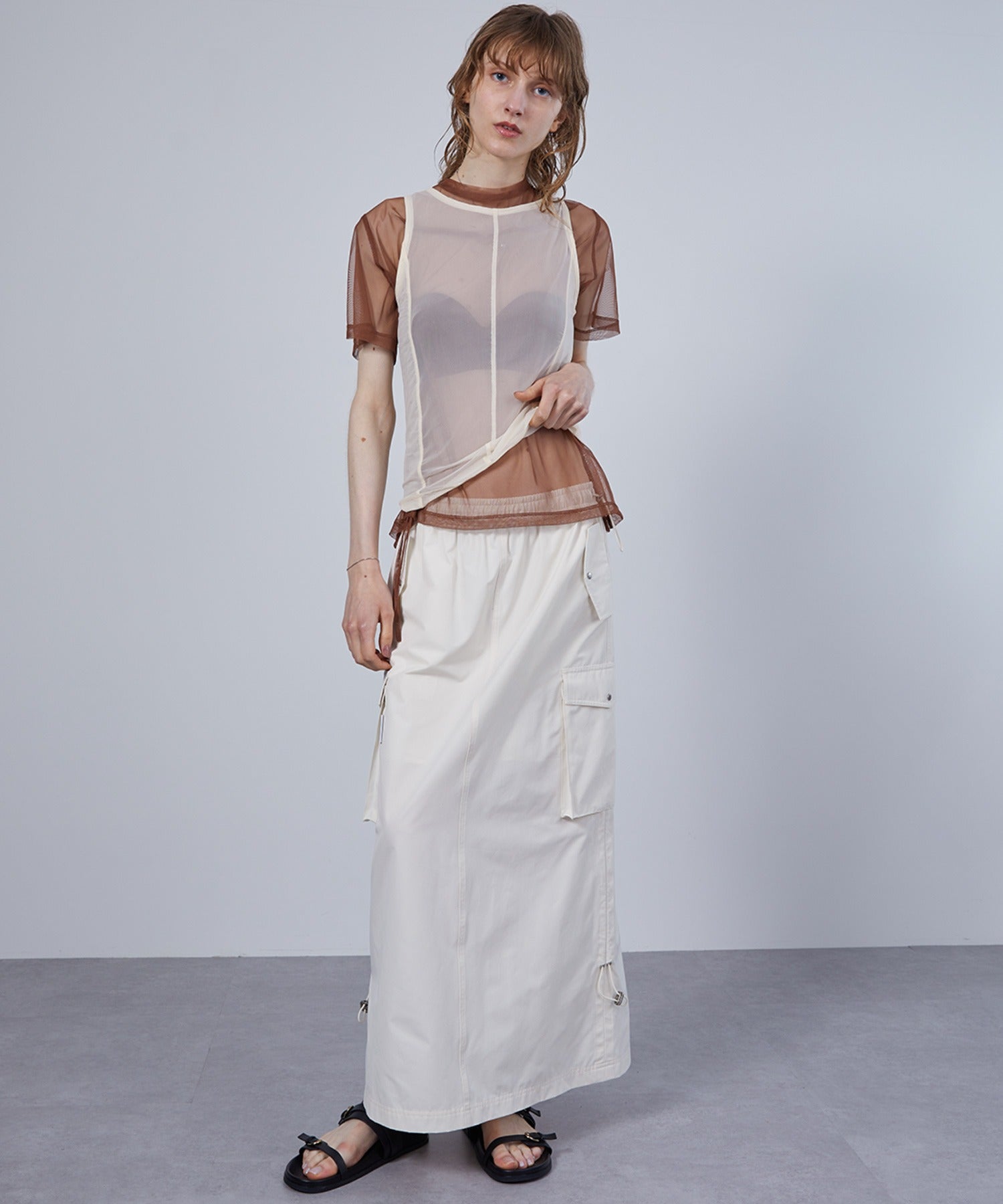 4-Way Stylish Sheer Tops Combination