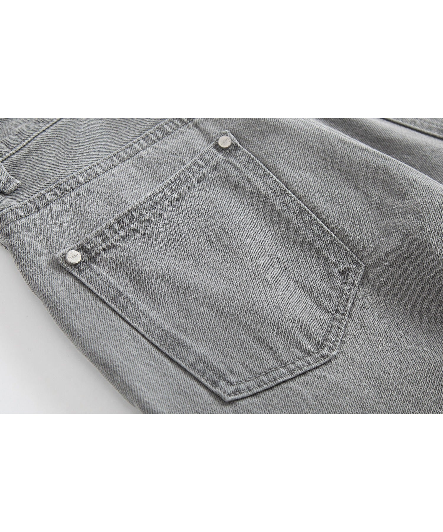 Loose Fit Narrow Straight Denim Pants