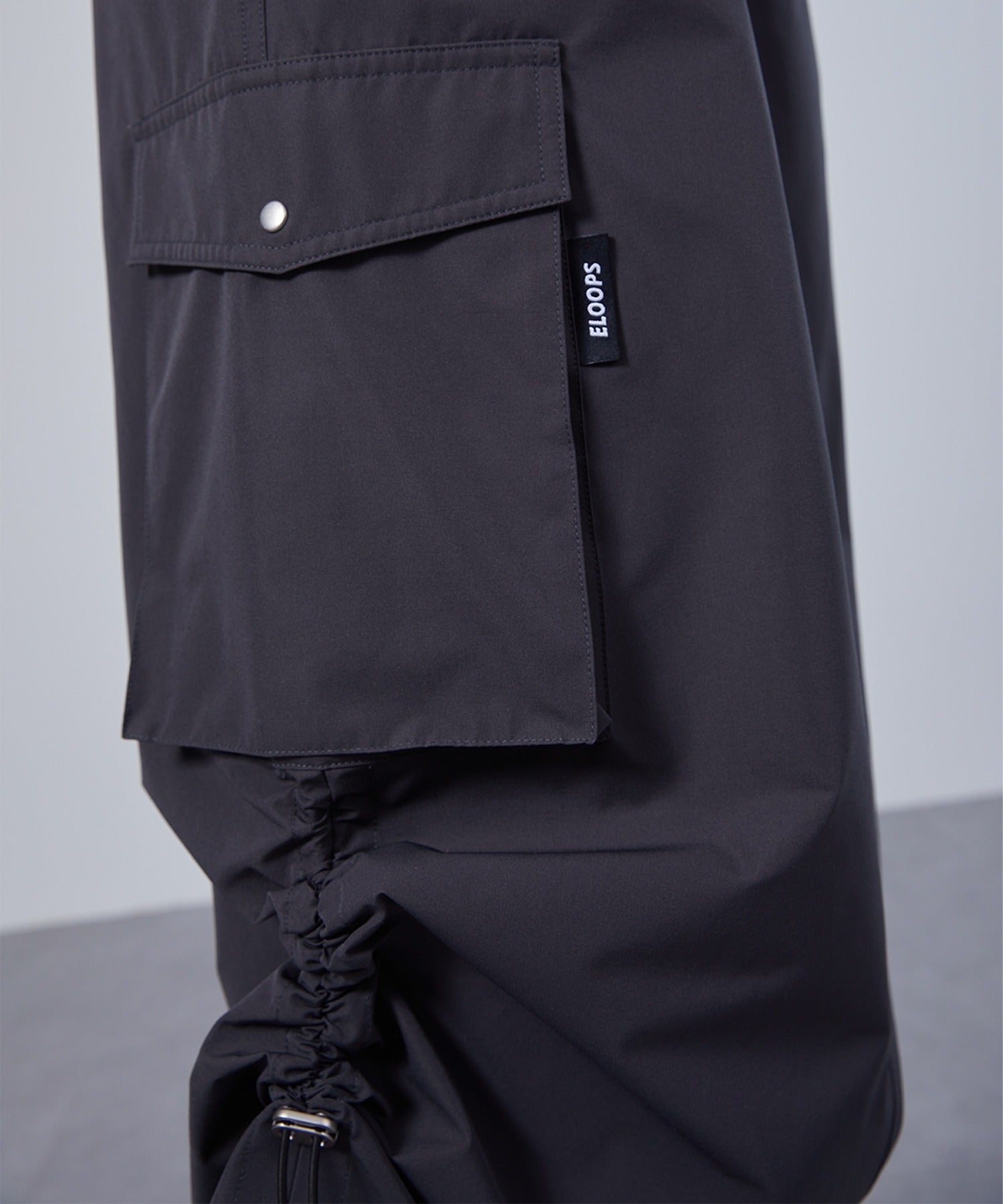 Cargo Skirt with Combo Pockets and Drawstrings