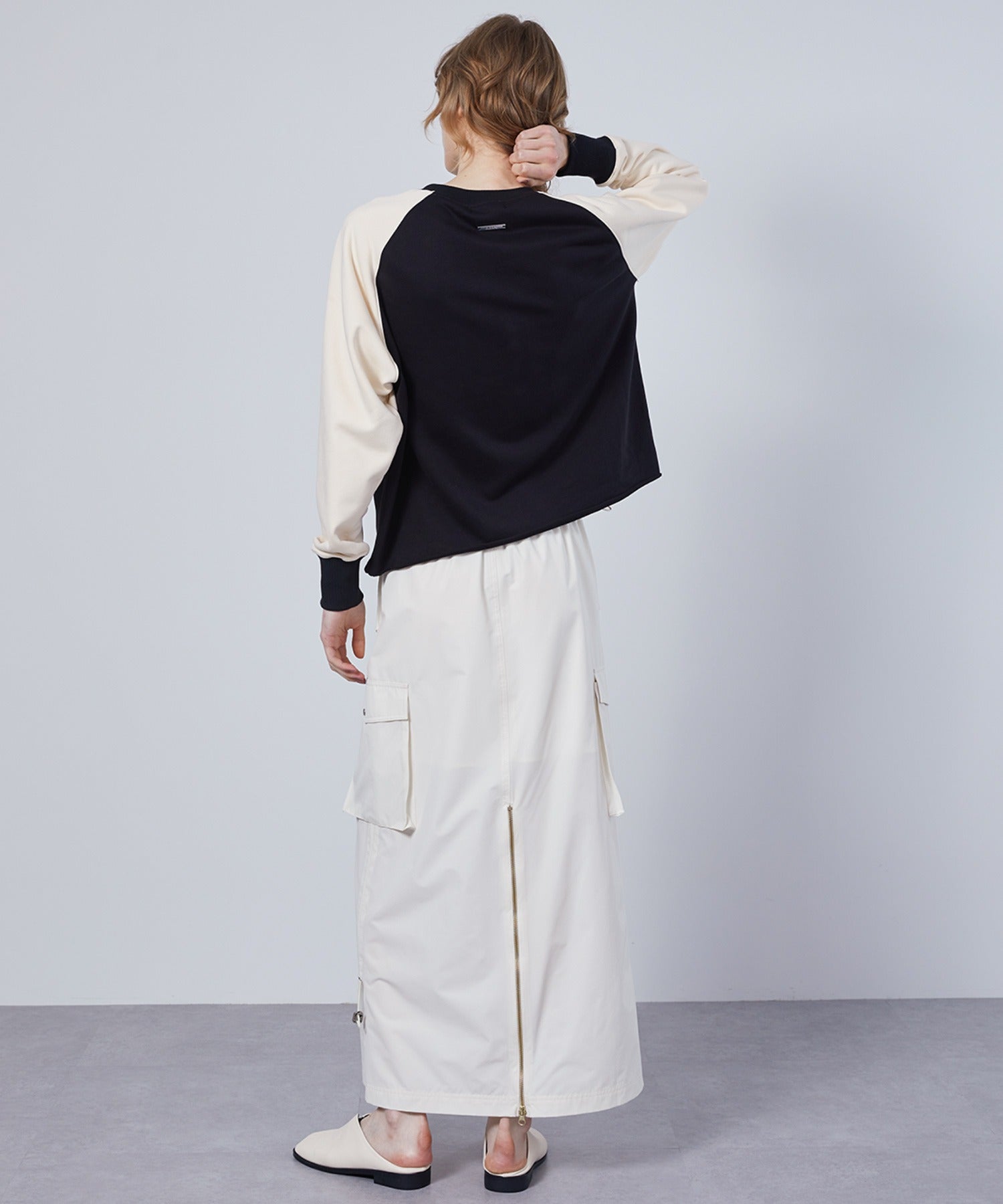 Cargo Skirt with Combo Pockets and Drawstrings