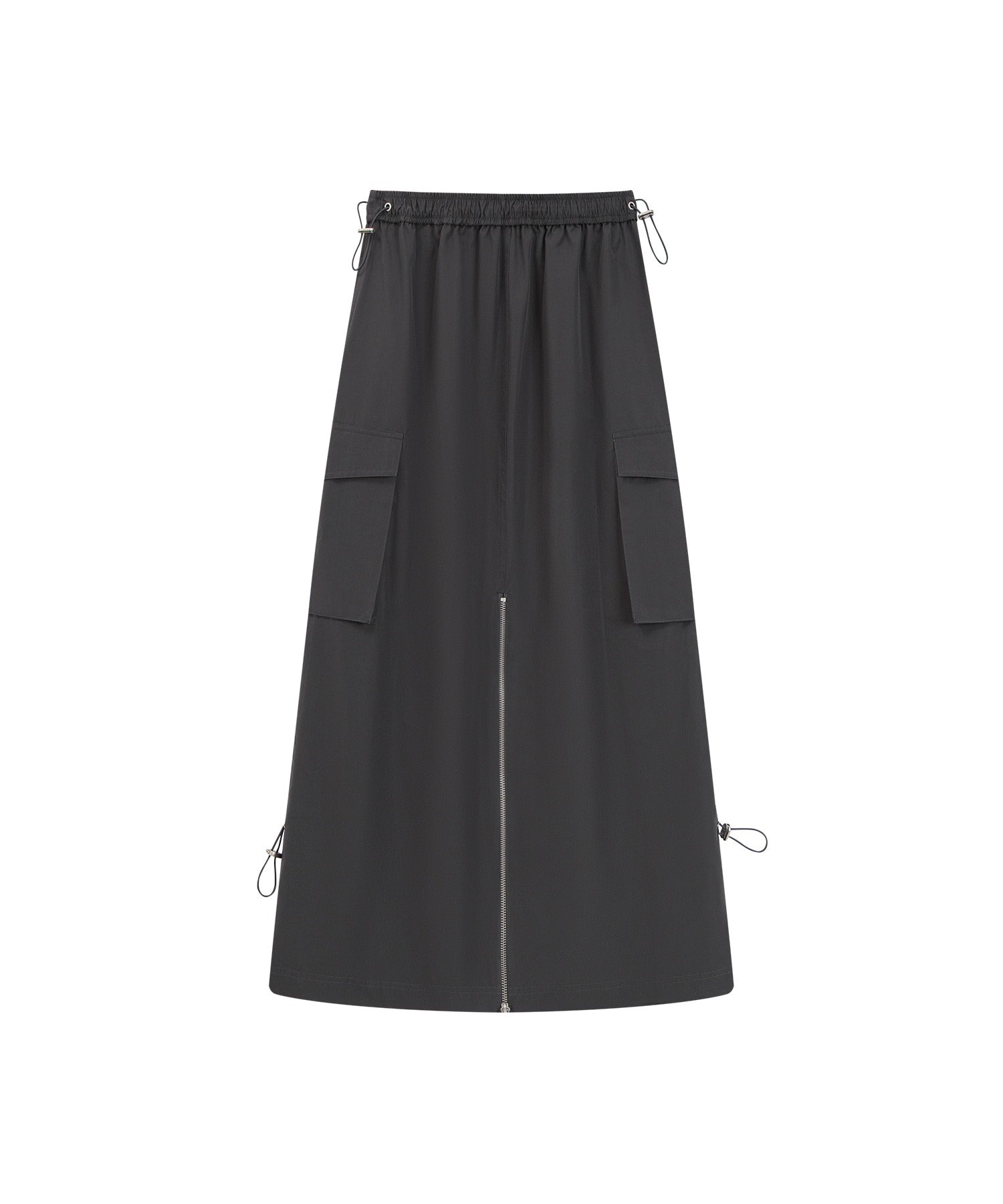 Cargo Skirt with Combo Pockets and Drawstrings