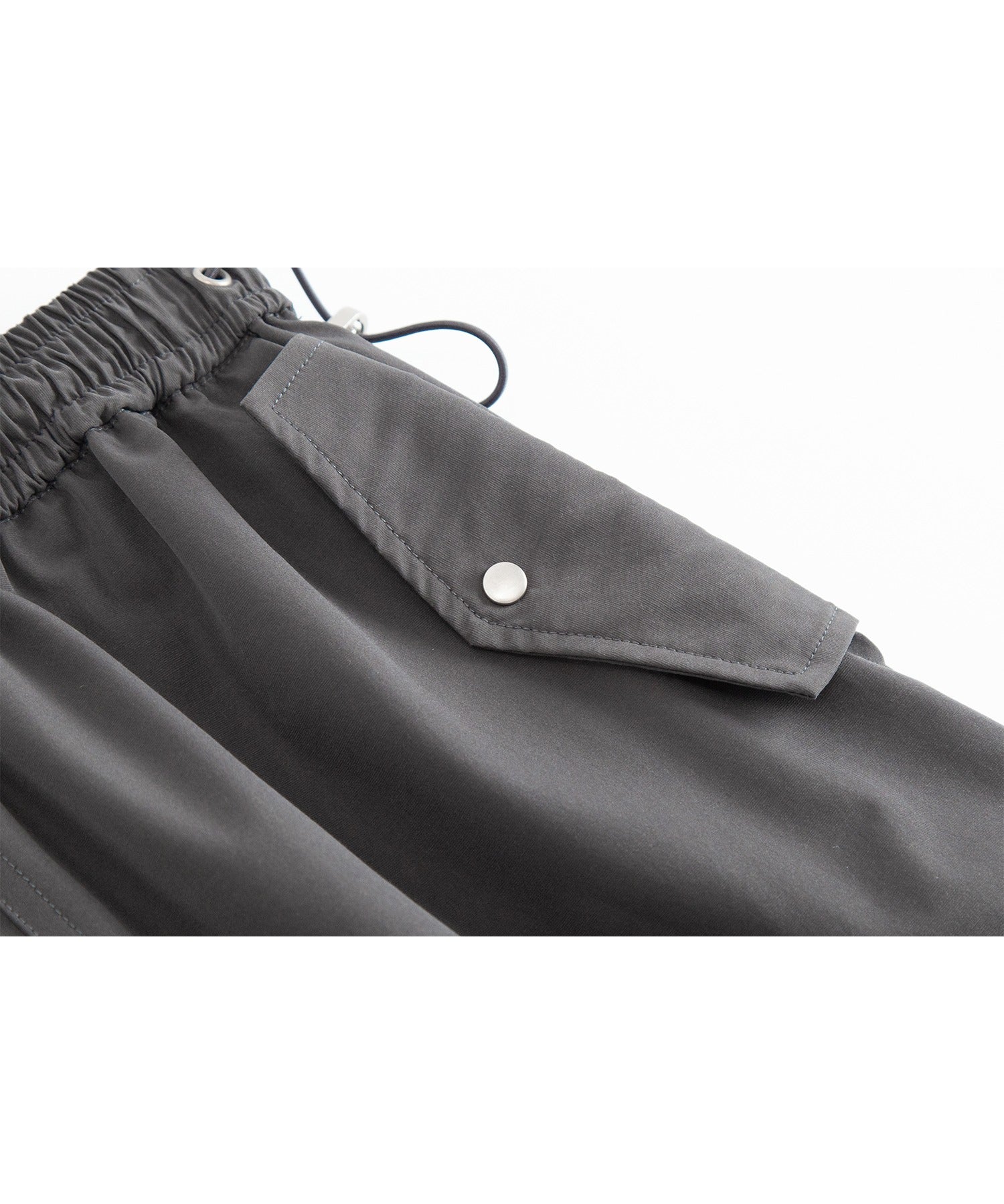 Cargo Skirt with Combo Pockets and Drawstrings