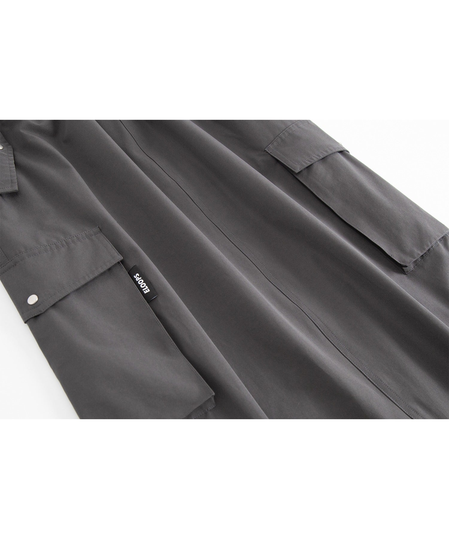 Cargo Skirt with Combo Pockets and Drawstrings