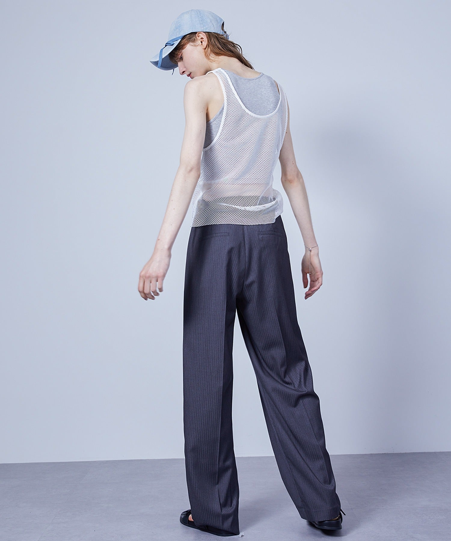 Mesh Tank with Inner Tee Set