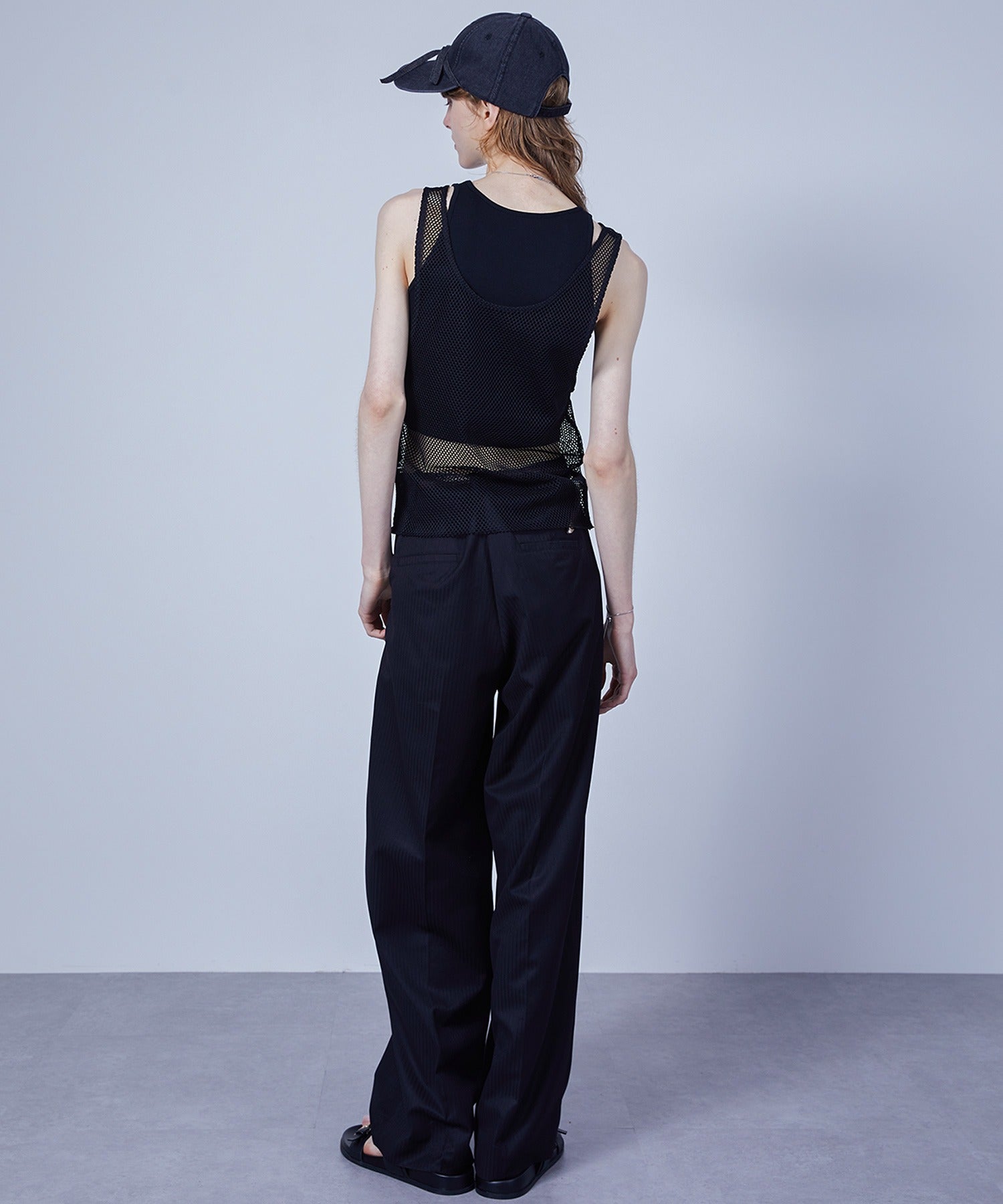 Mesh Tank with Inner Tee Set