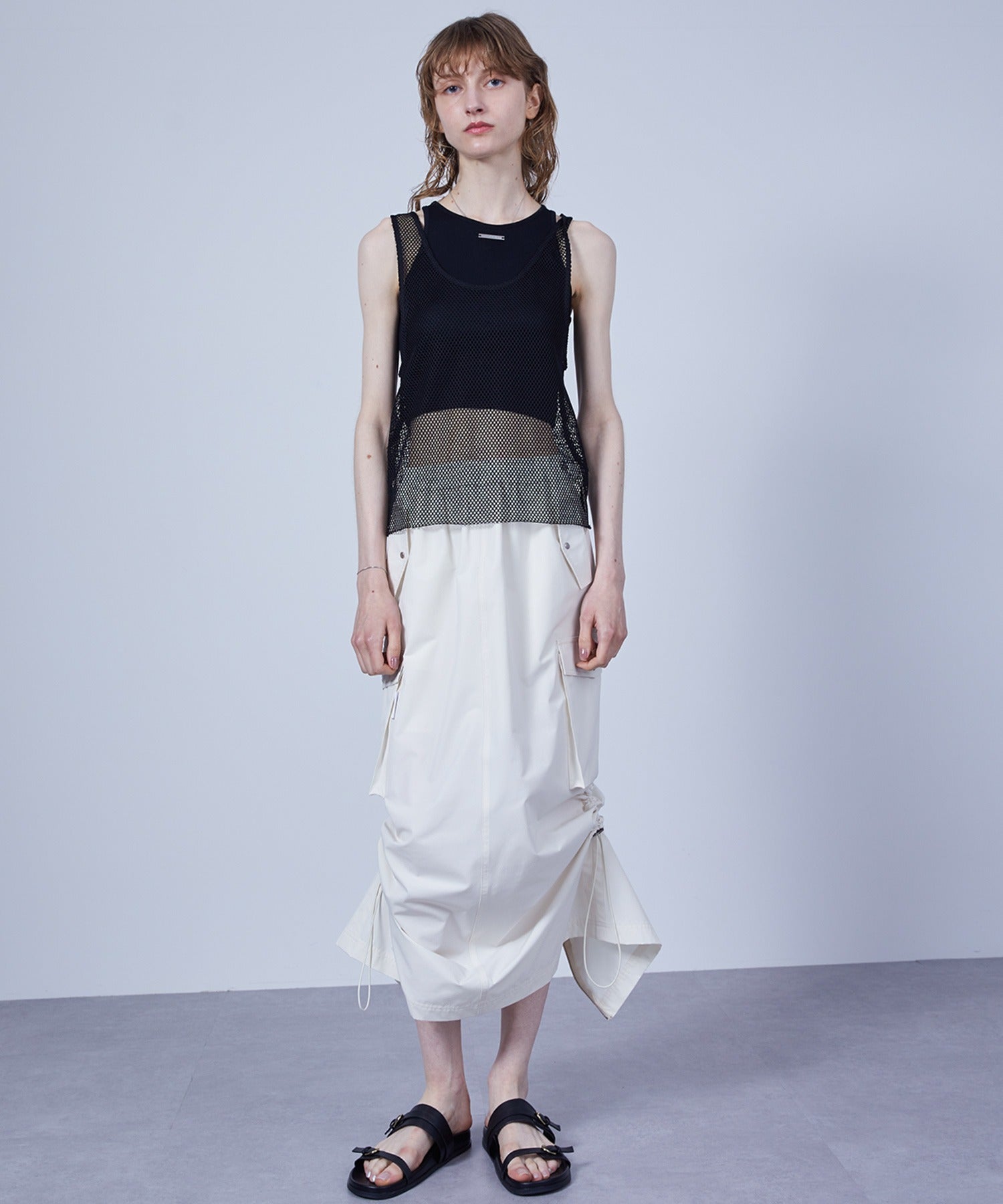 Mesh Tank with Inner Tee Set